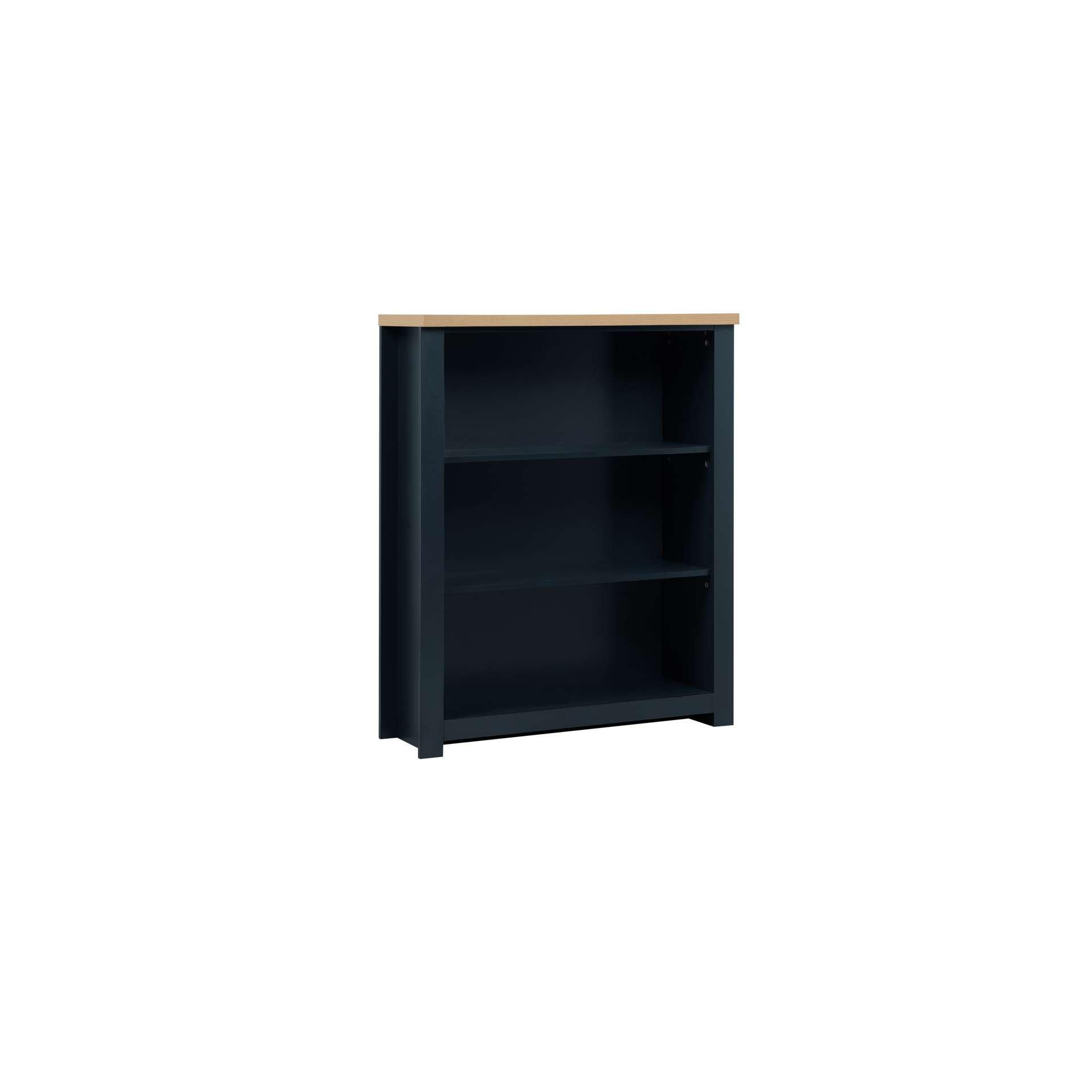 Blue - Birlea - Highgate 3 Tier Bookshelf - 4