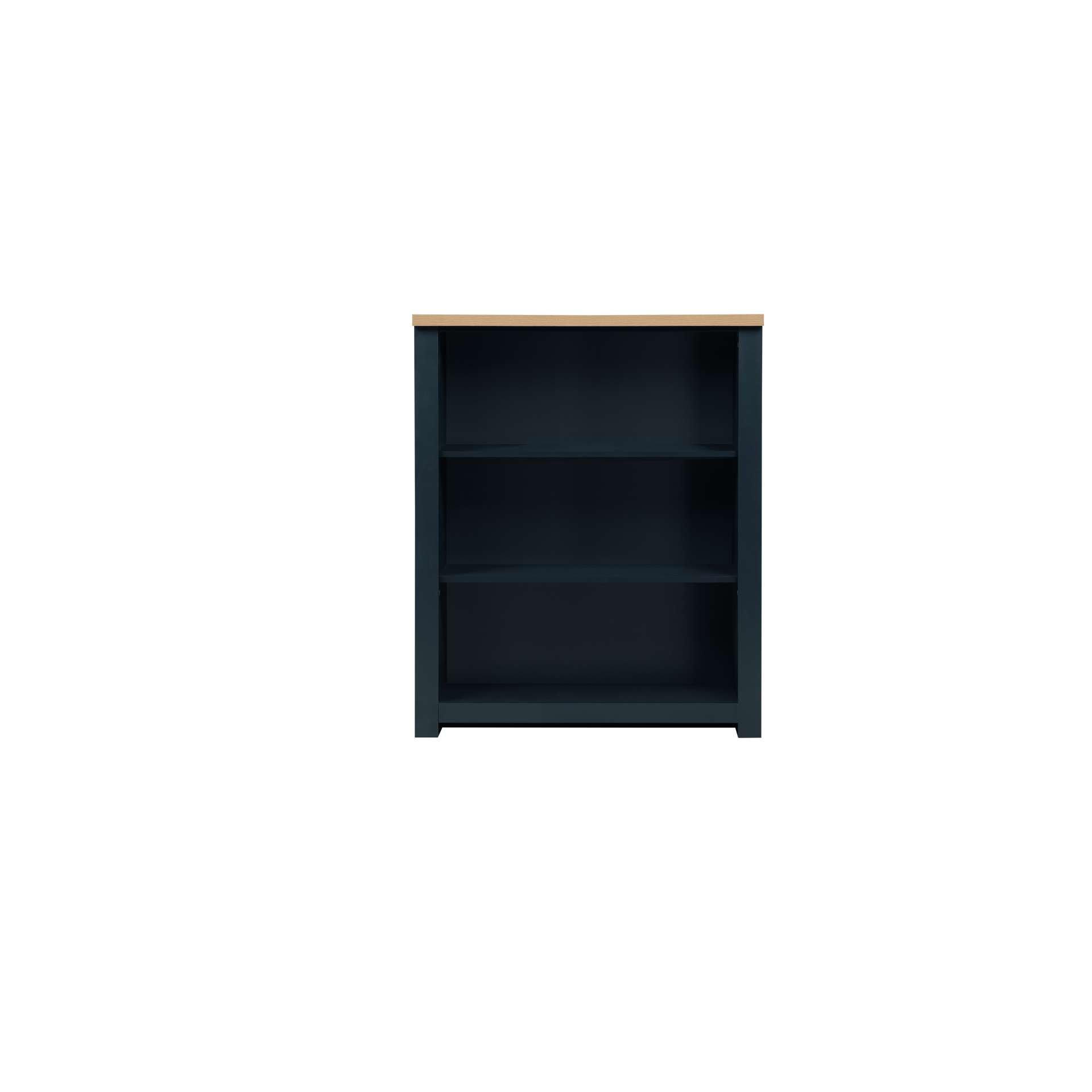 Blue - Birlea - Highgate 3 Tier Bookshelf - 5