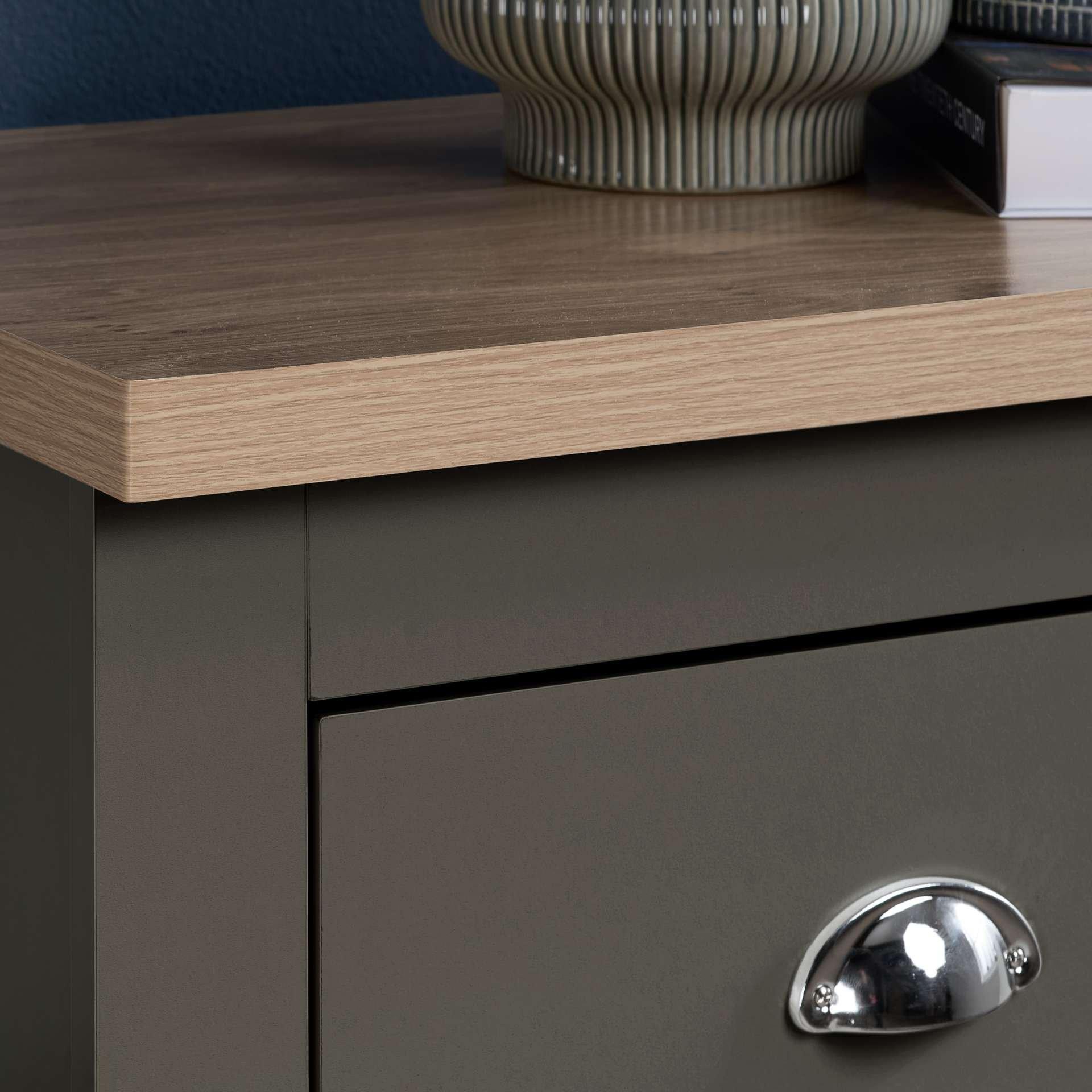 Grey - Birlea - Highgate 4 Drawer Chest - 2