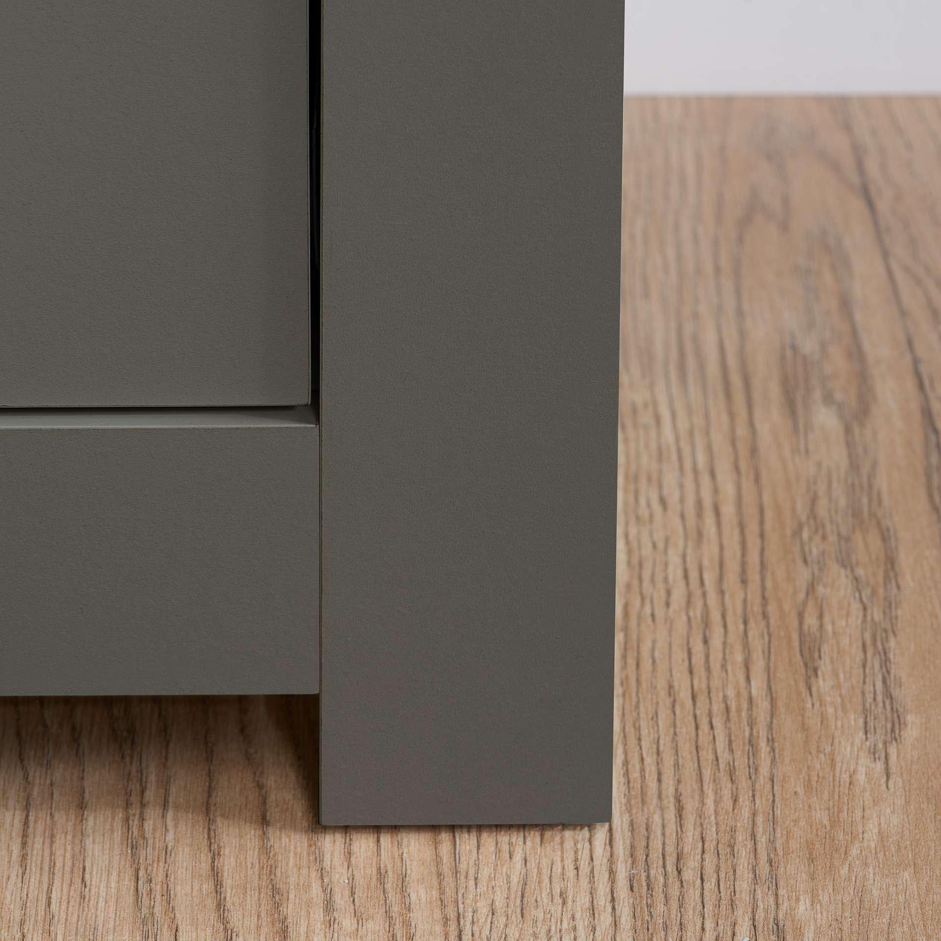 Grey - Birlea - Highgate 4 Drawer Chest - 3