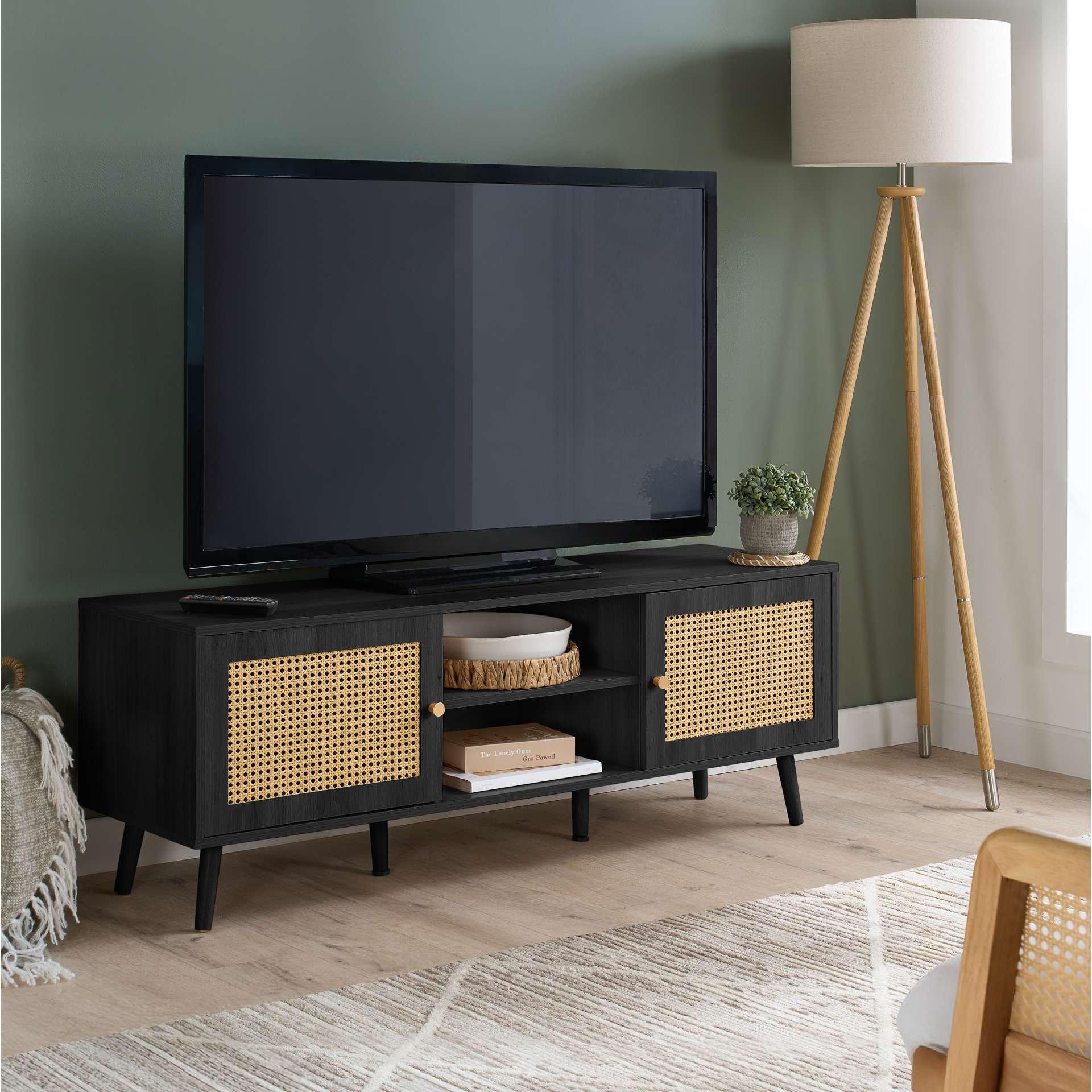 Black - Birlea - Croxley Large TV Unit - 1