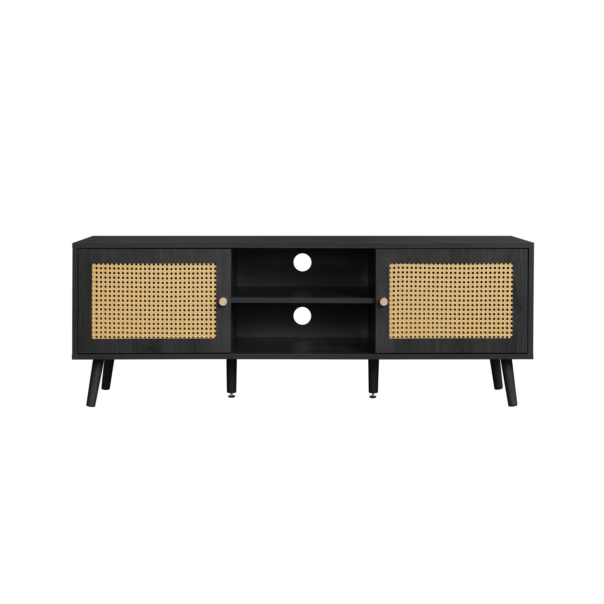 Black - Birlea - Croxley Large TV Unit - 9