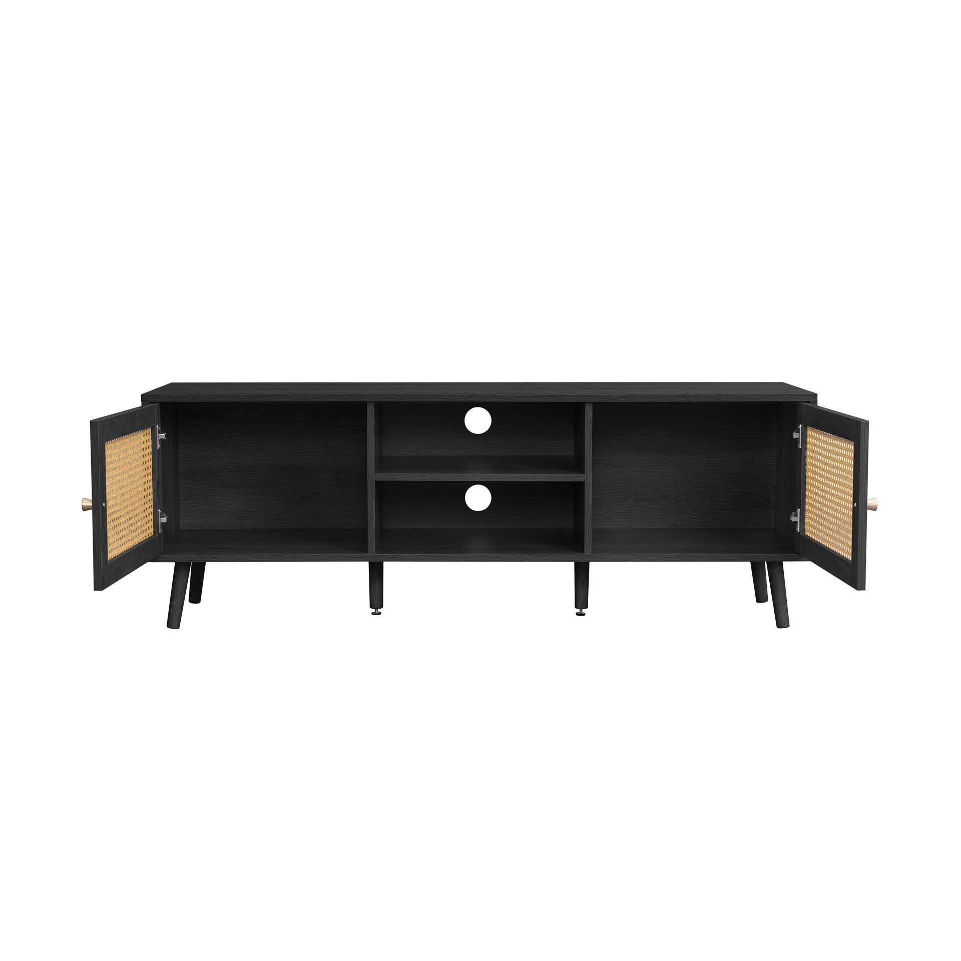 Black - Birlea - Croxley Large TV Unit - 10
