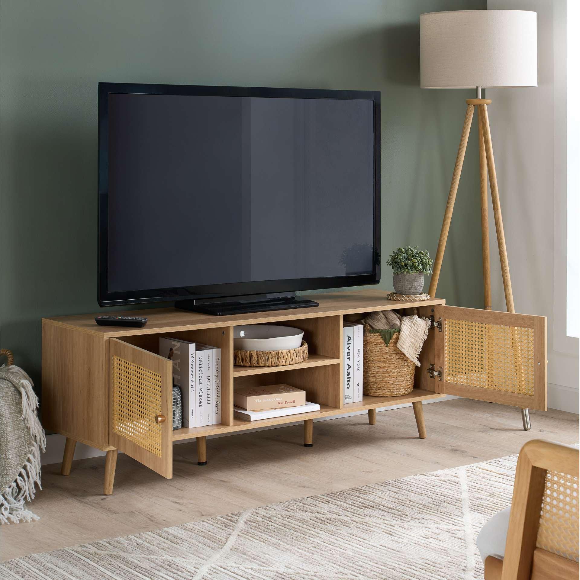 Brown - Birlea - Croxley Large TV Unit - 2