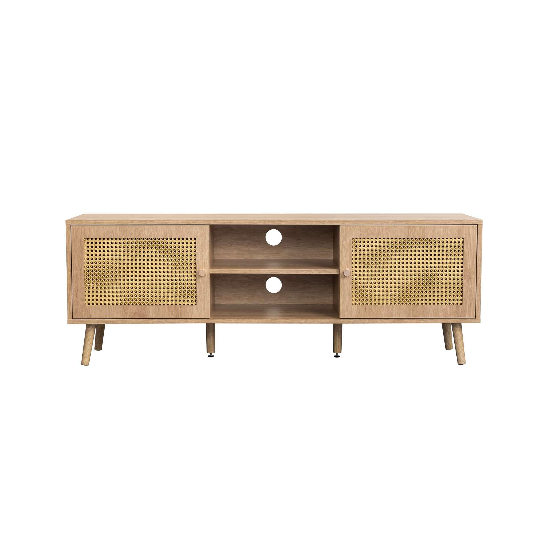 Brown - Birlea - Croxley Large TV Unit - 9