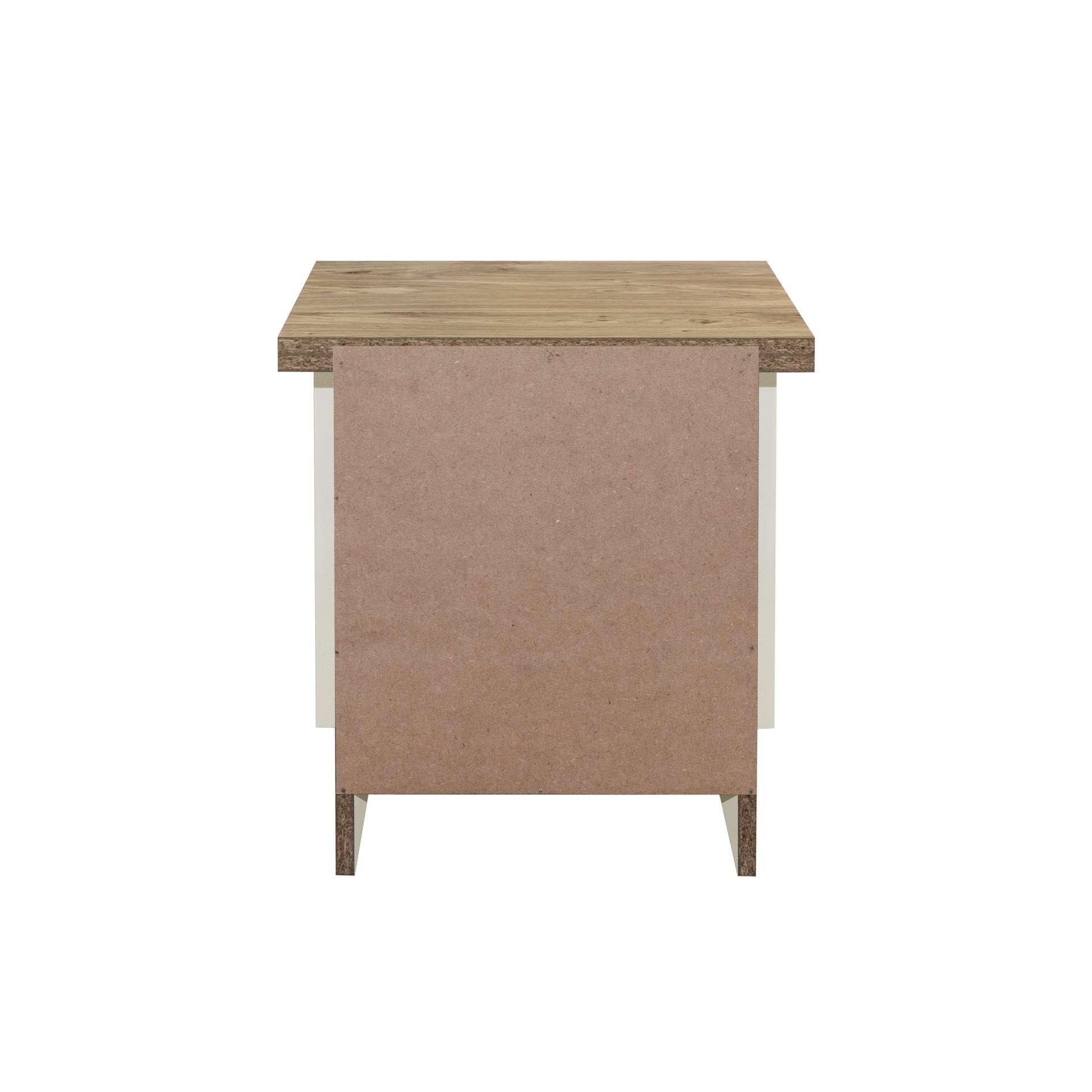 White - Birlea - Highgate 2 Drawer Bedside - 5