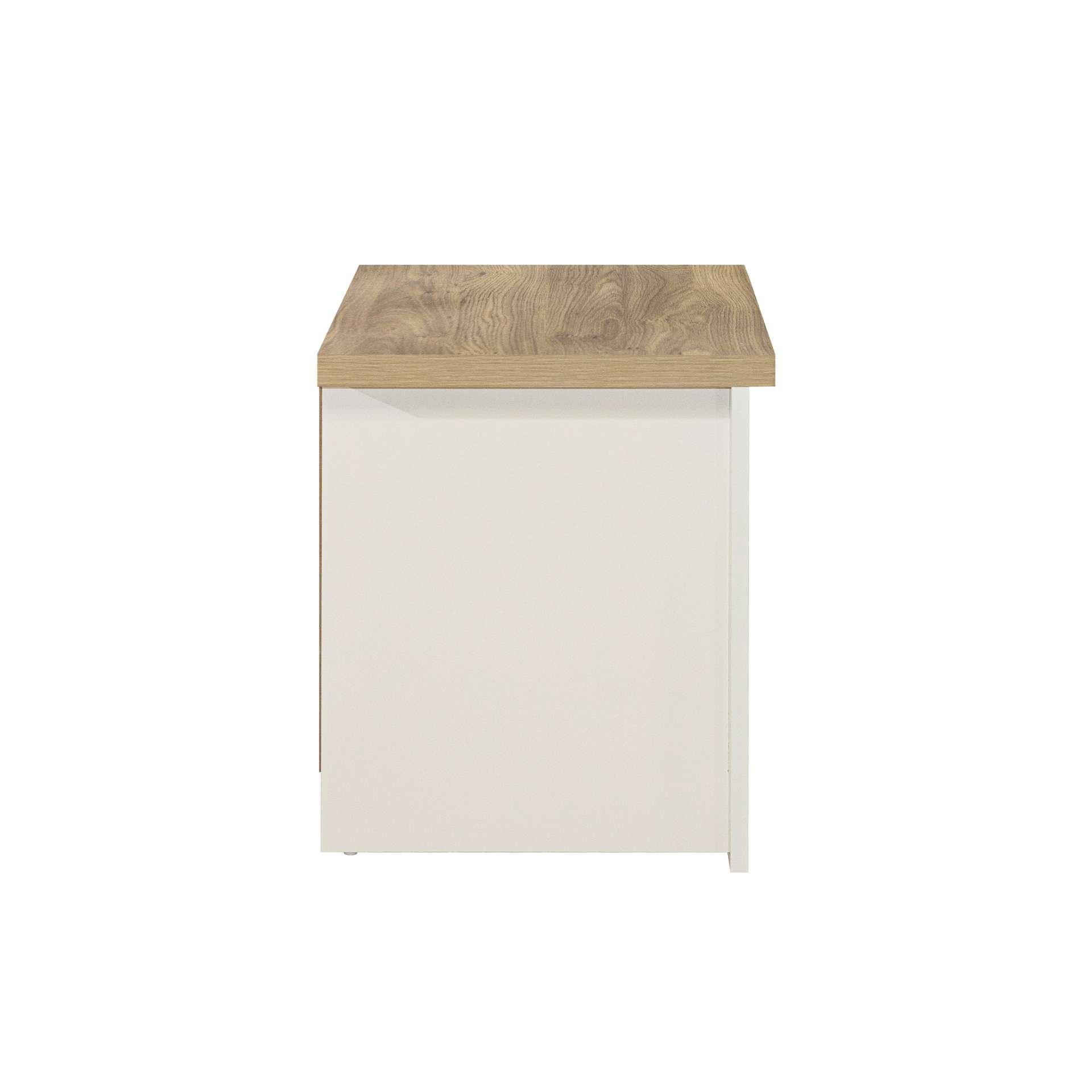 White - Birlea - Highgate 2 Drawer Bedside - 6