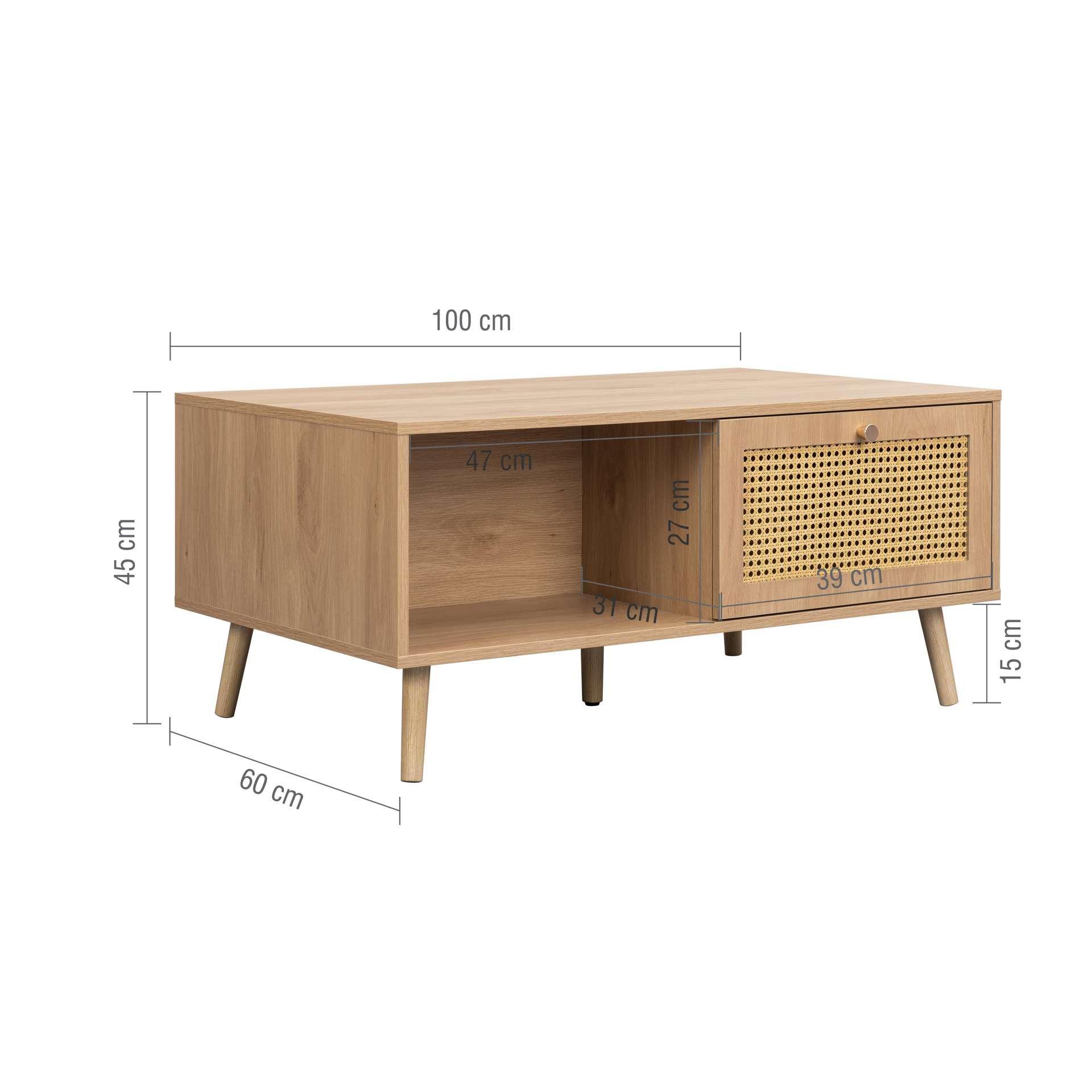 Brown - Birlea - Croxley Coffee Table - 13