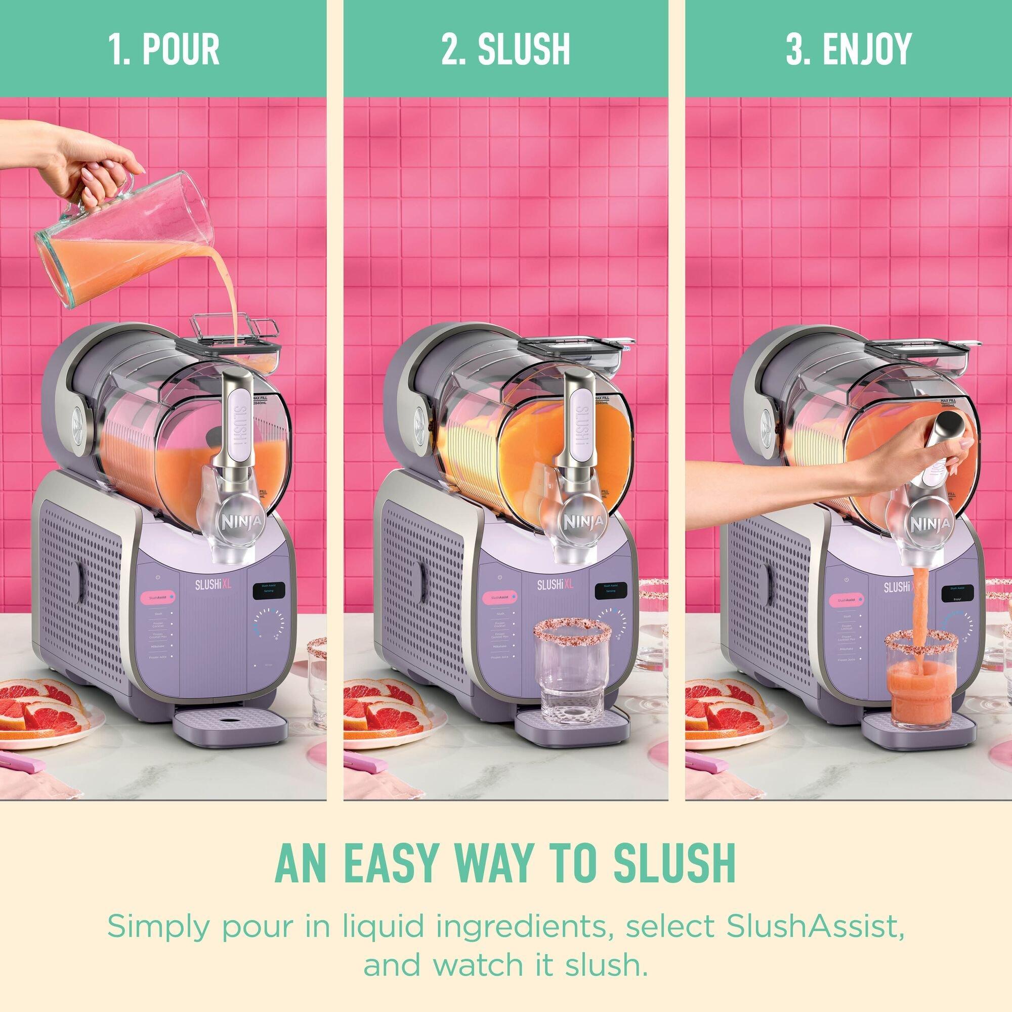 Pink - Ninja - SLUSHi XL Frozen Drink Maker FS601UKPK1 Pink - 5