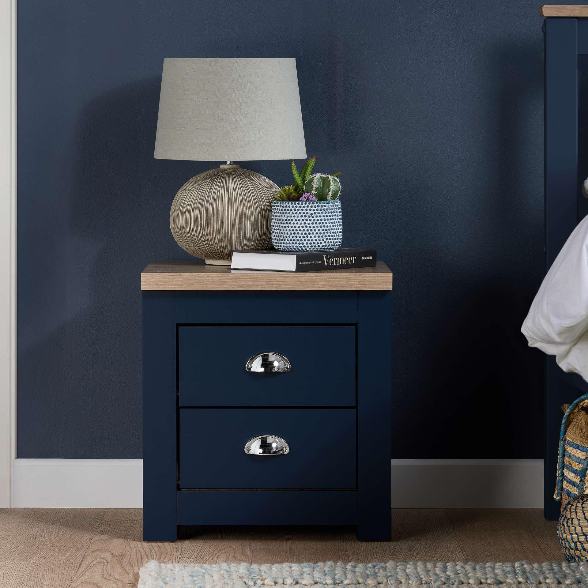 Birlea Highgate 2 Drawer Bedside