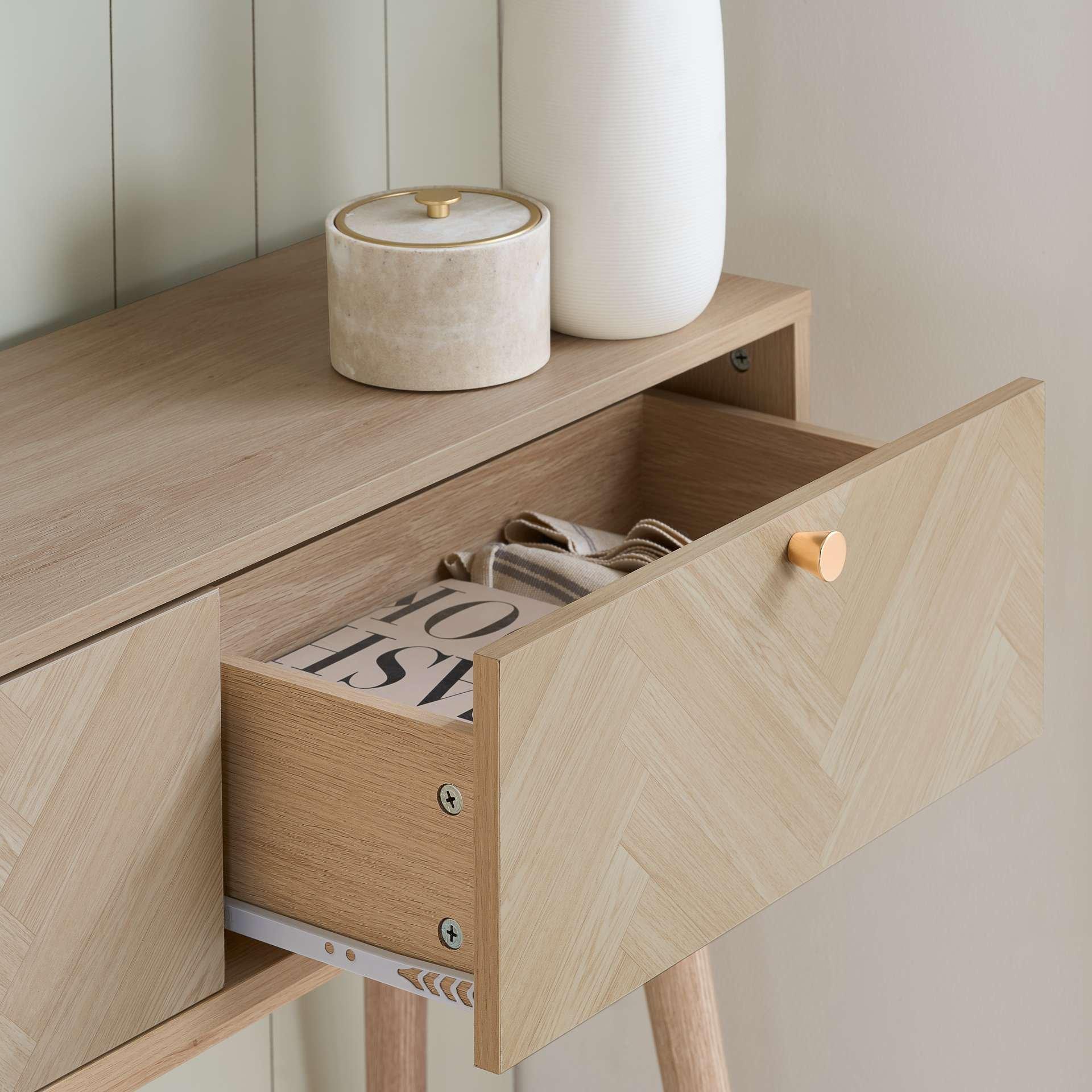 Brown - Birlea - Herringford Console Table - 2