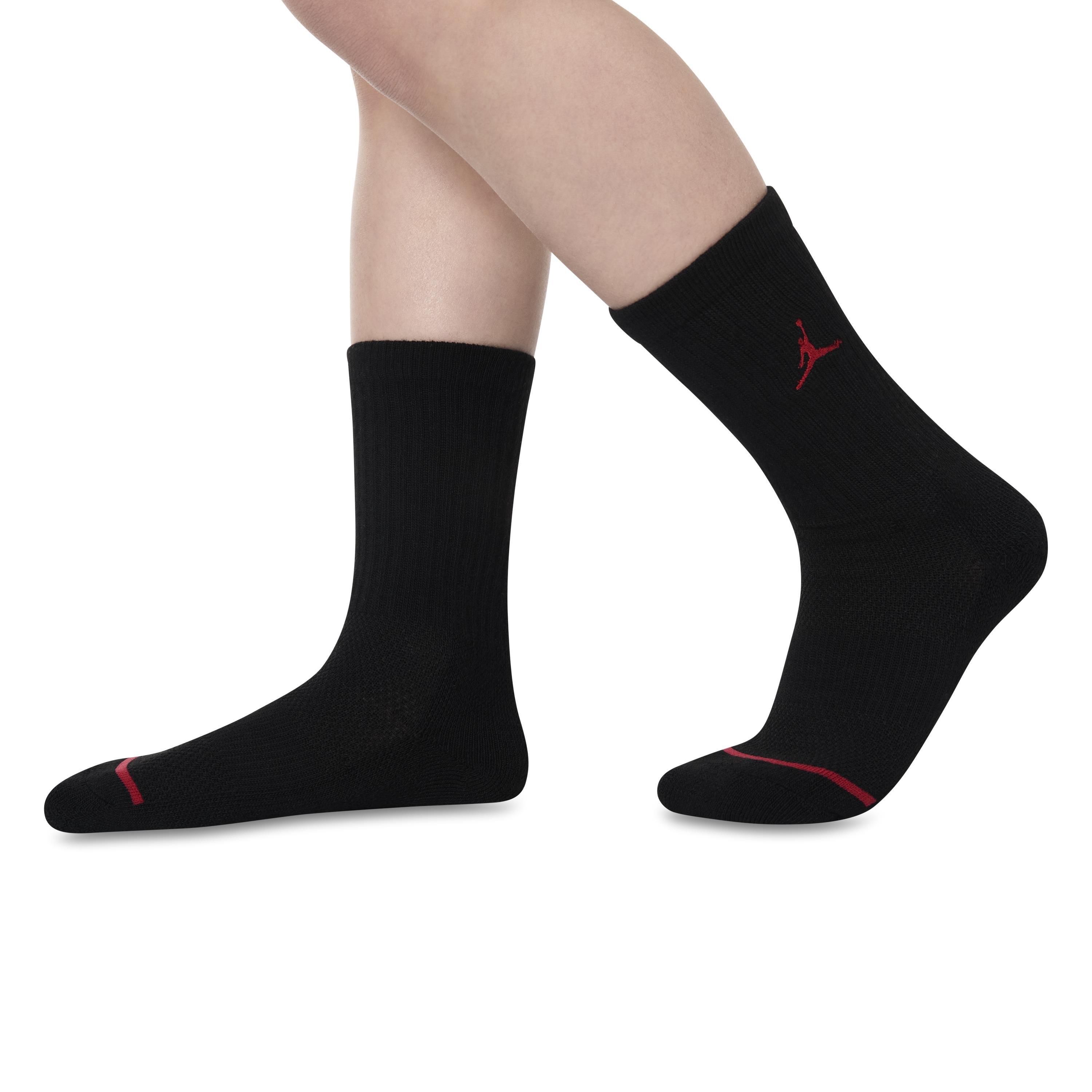 Gym Red - Air Jordan - 3 Pack Crew Socks Children's - 2
