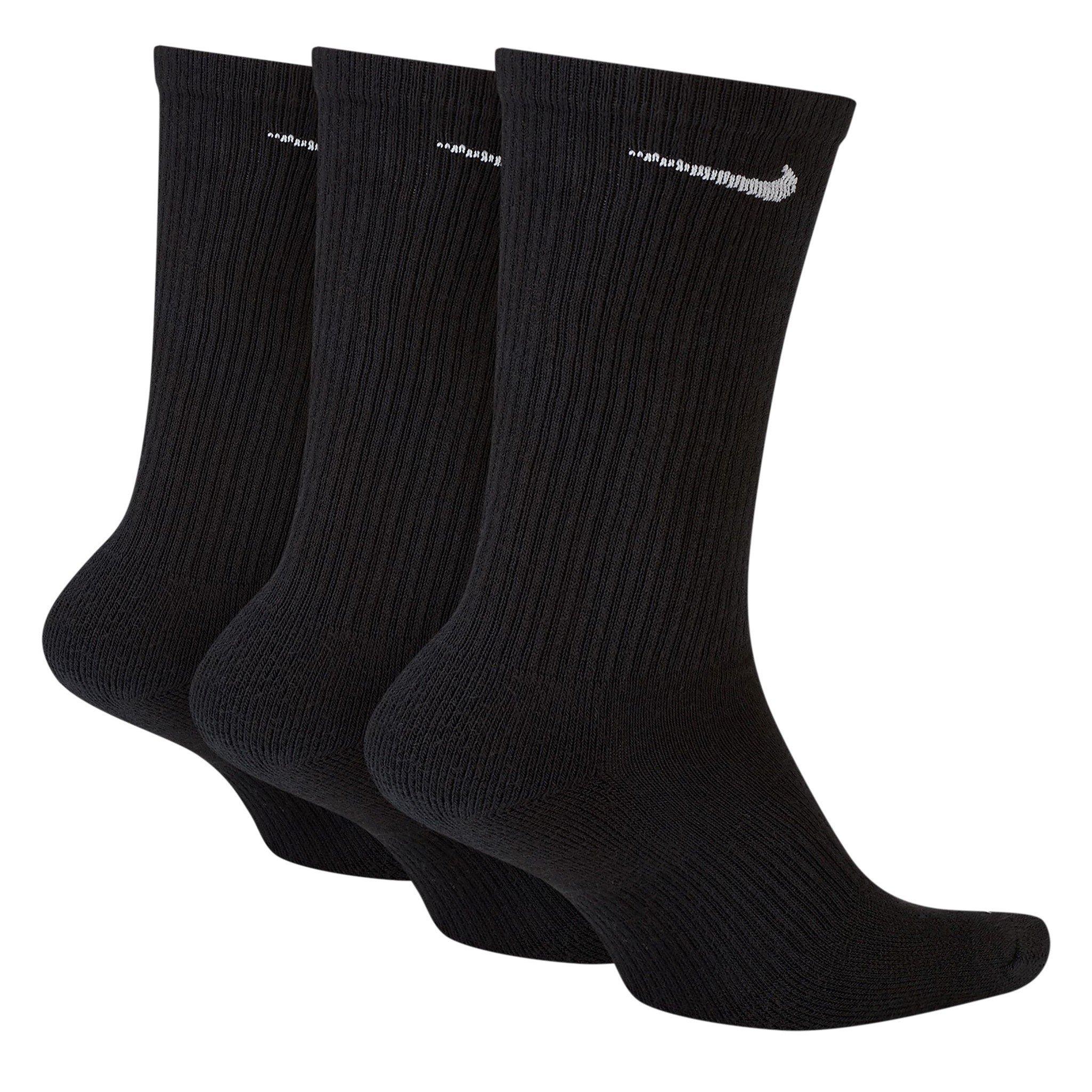 Nero - Nike - 3 Pack Crew Socks Mens - 2