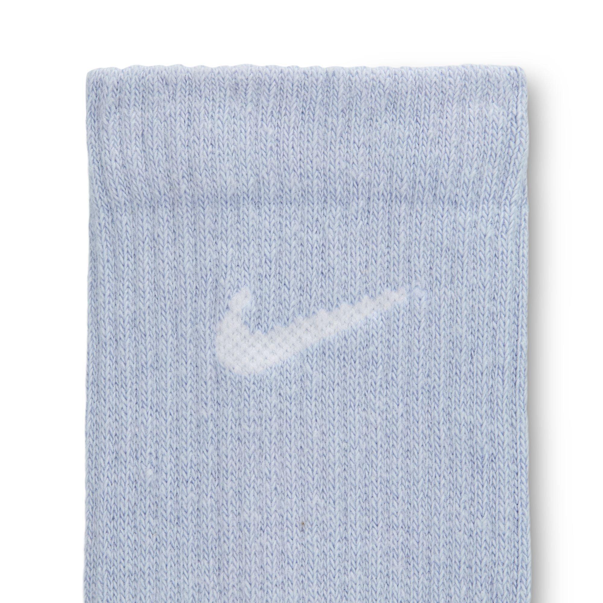 Ghost/Blue - Nike - 3 Pack Crew Socks Mens - 2