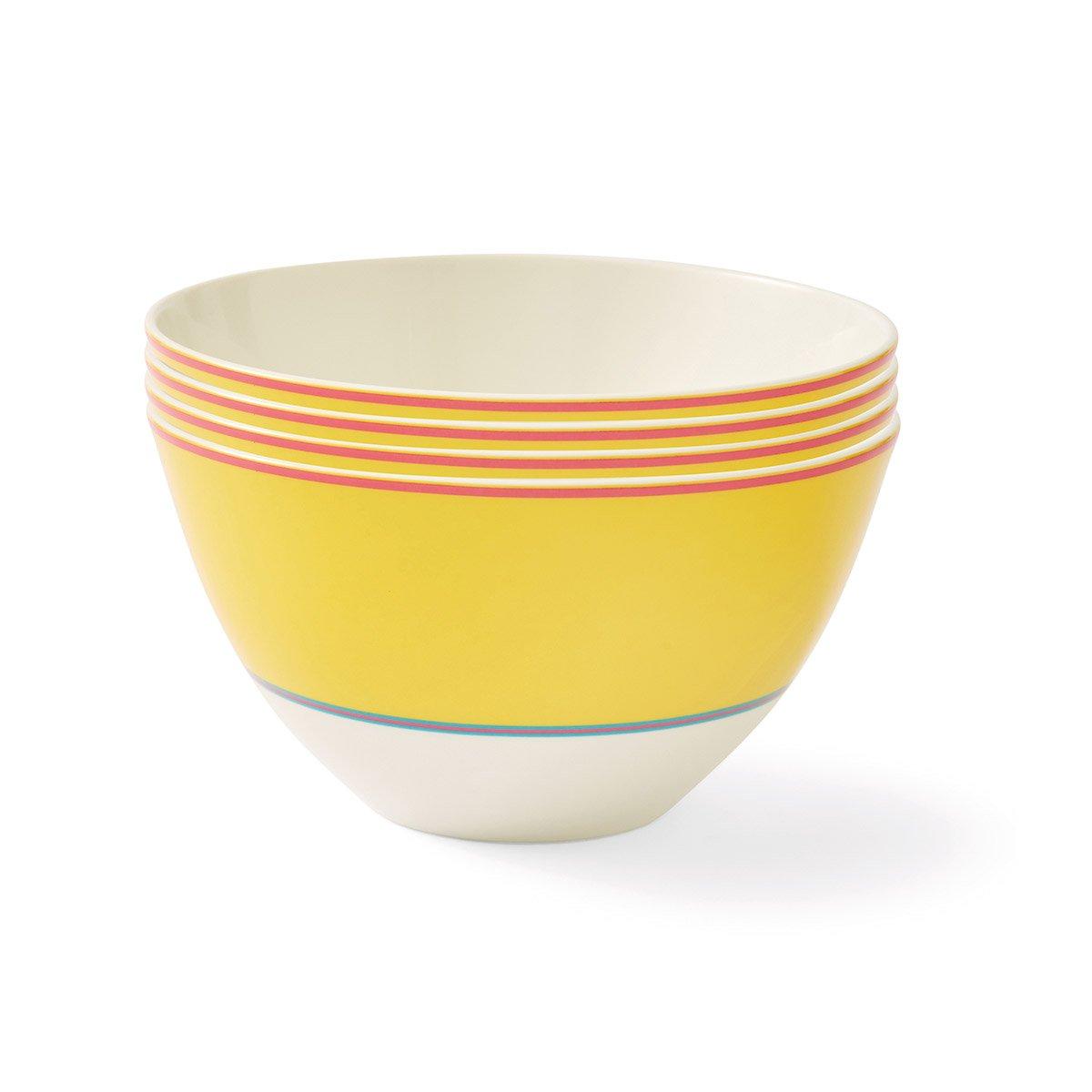 Spode Kit Kemp  Kit Kemp Calypso 4 Bowls Yellow
