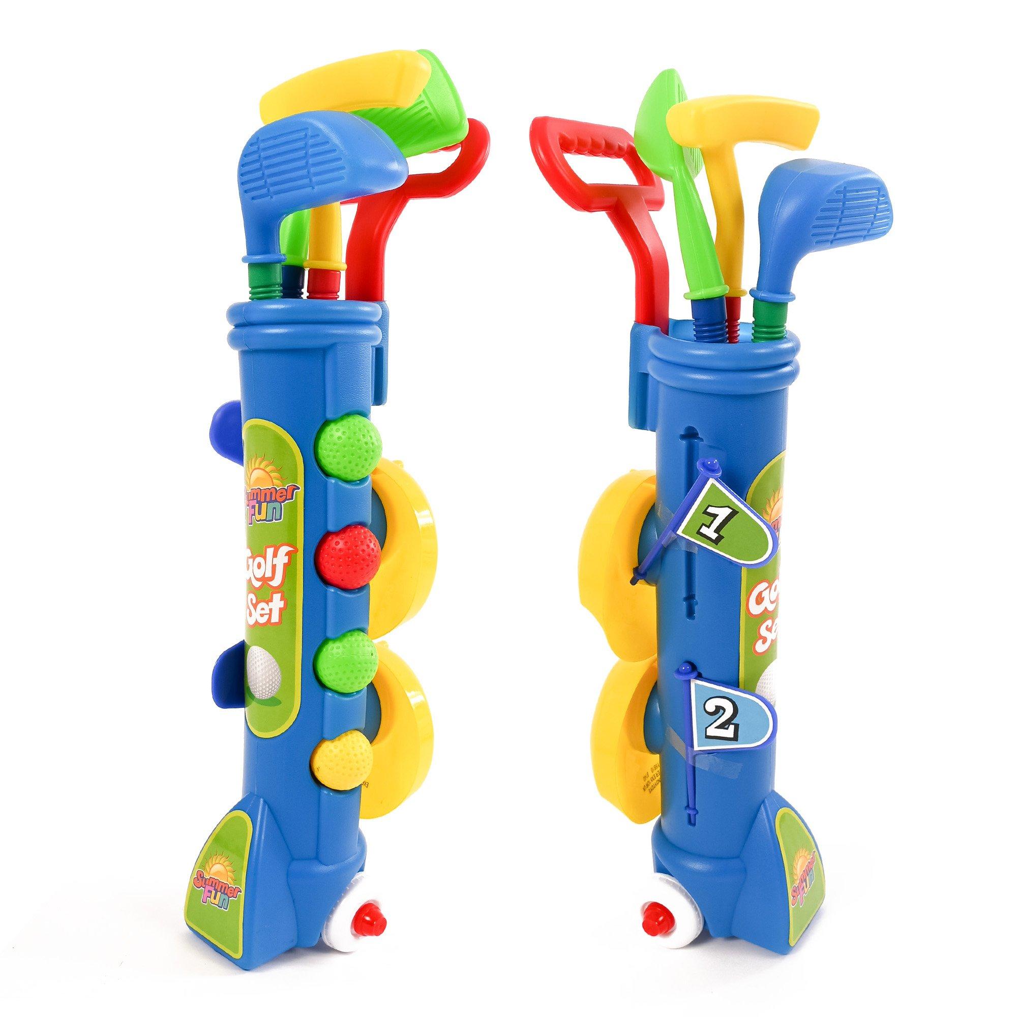 Multi Colour - Kandytoys - Golf Caddy Set - 3