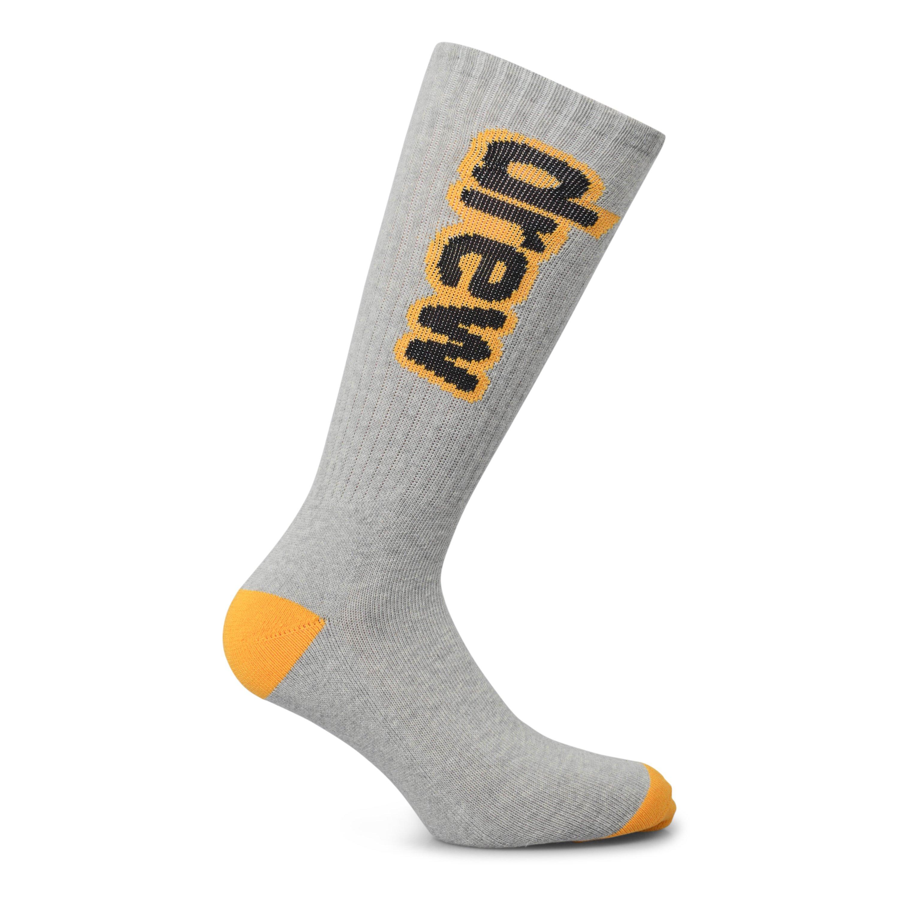 Hthgrey/Offwht - Drew House - Crew Socks - 3