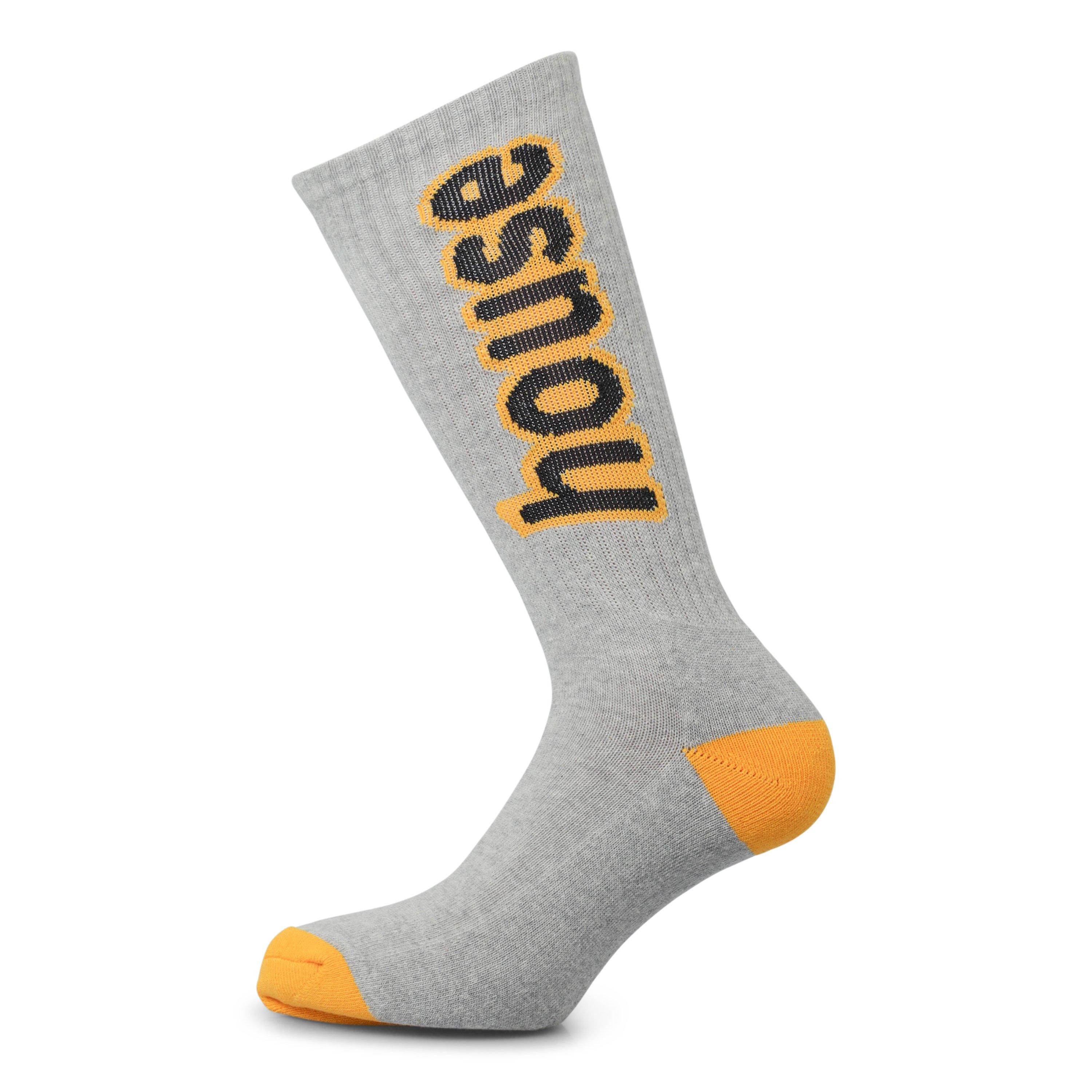 Hthgrey/Offwht - Drew House - Crew Socks - 4