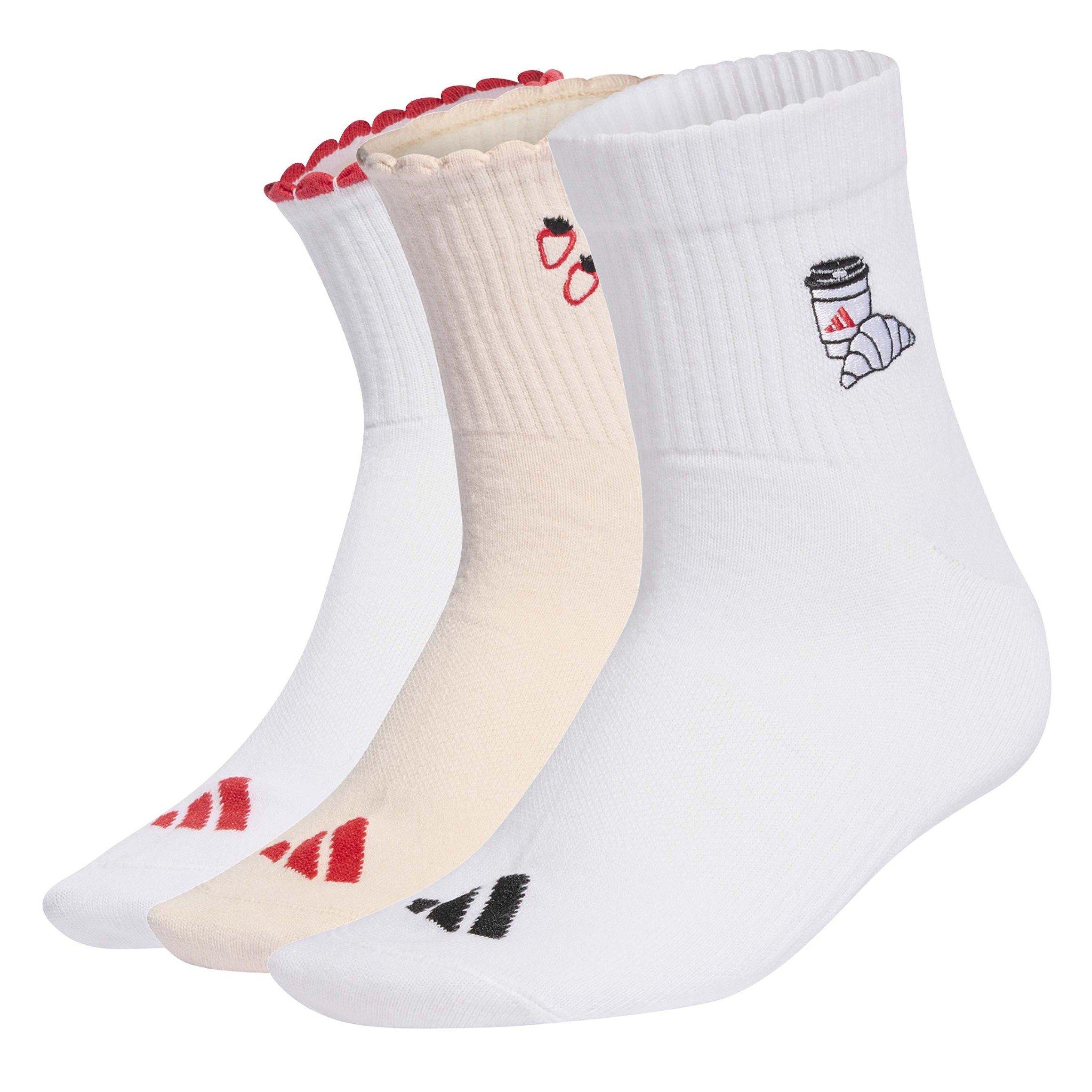 Wonqua/Wht/Purr - adidas - Adidas Graph Sock 3P 99 - 1