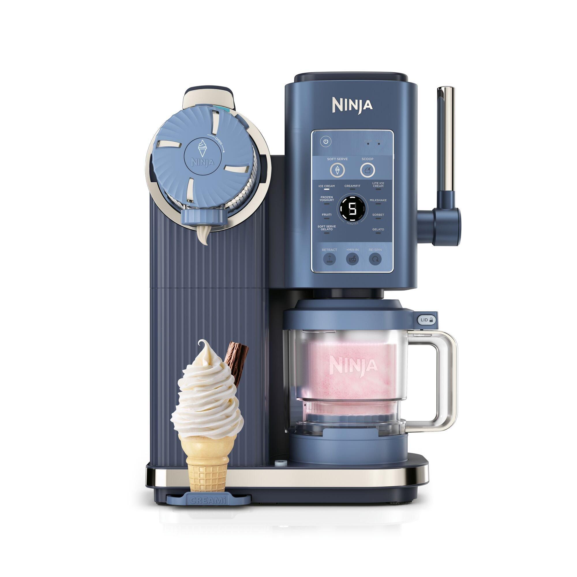 Navy - Ninja - CREAMi Scoop & Swirl 13-in-1 Ice Cream Maker - 2