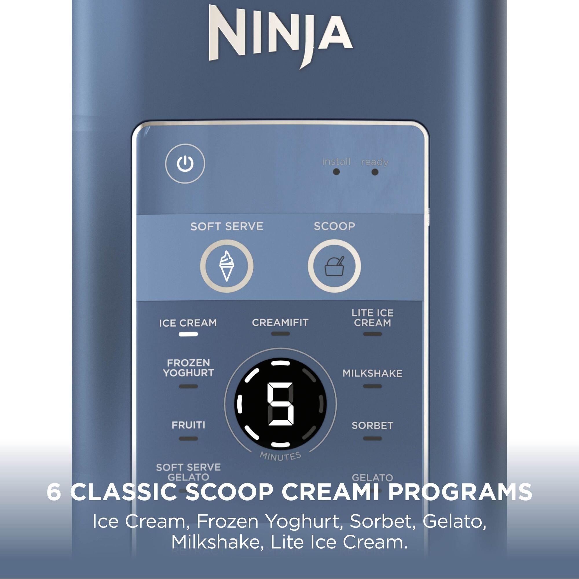 Navy - Ninja - CREAMi Scoop & Swirl 13-in-1 Ice Cream Maker - 5