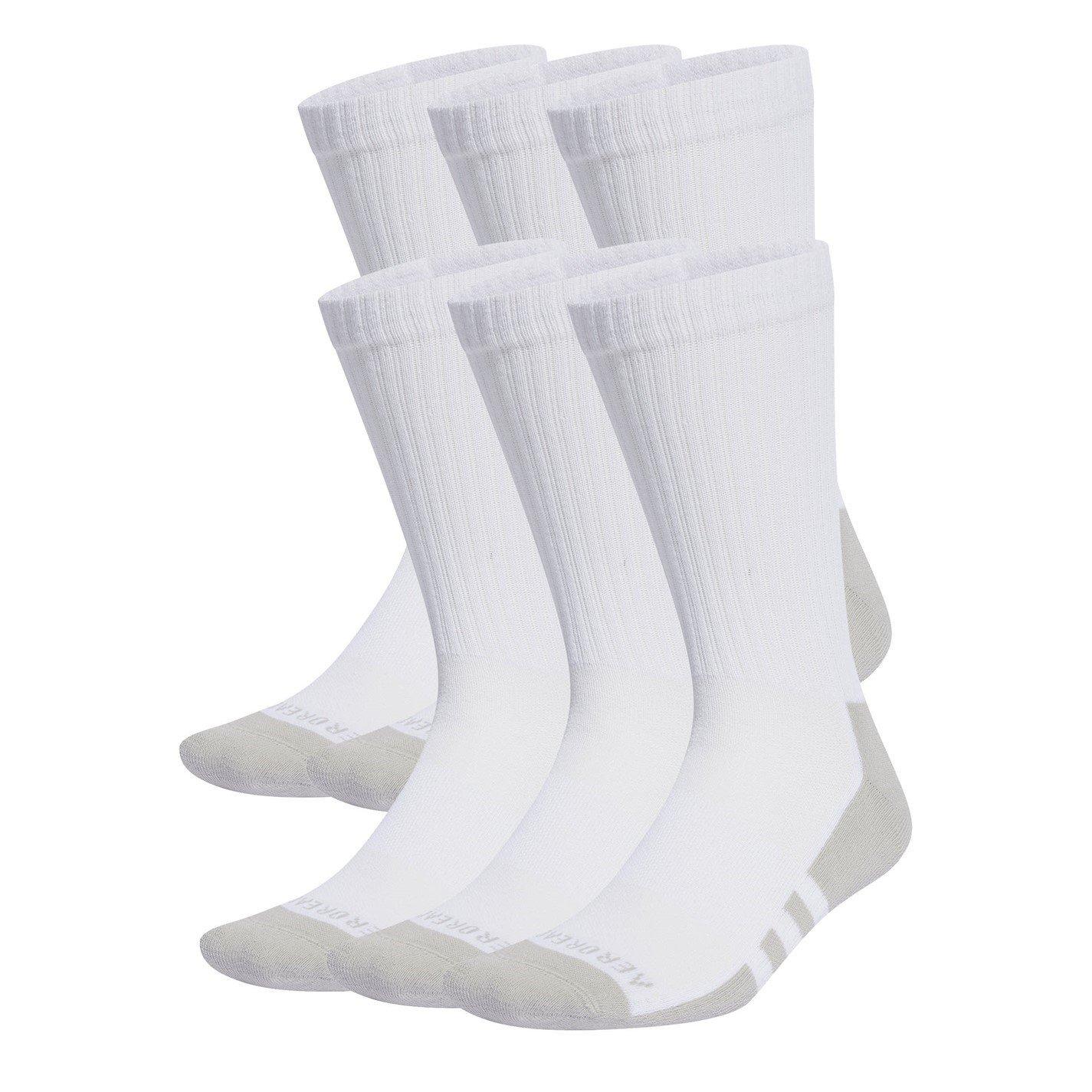 Bijelo/sivo - adidas - Aeroready Crew 6 Pack Socks - 1