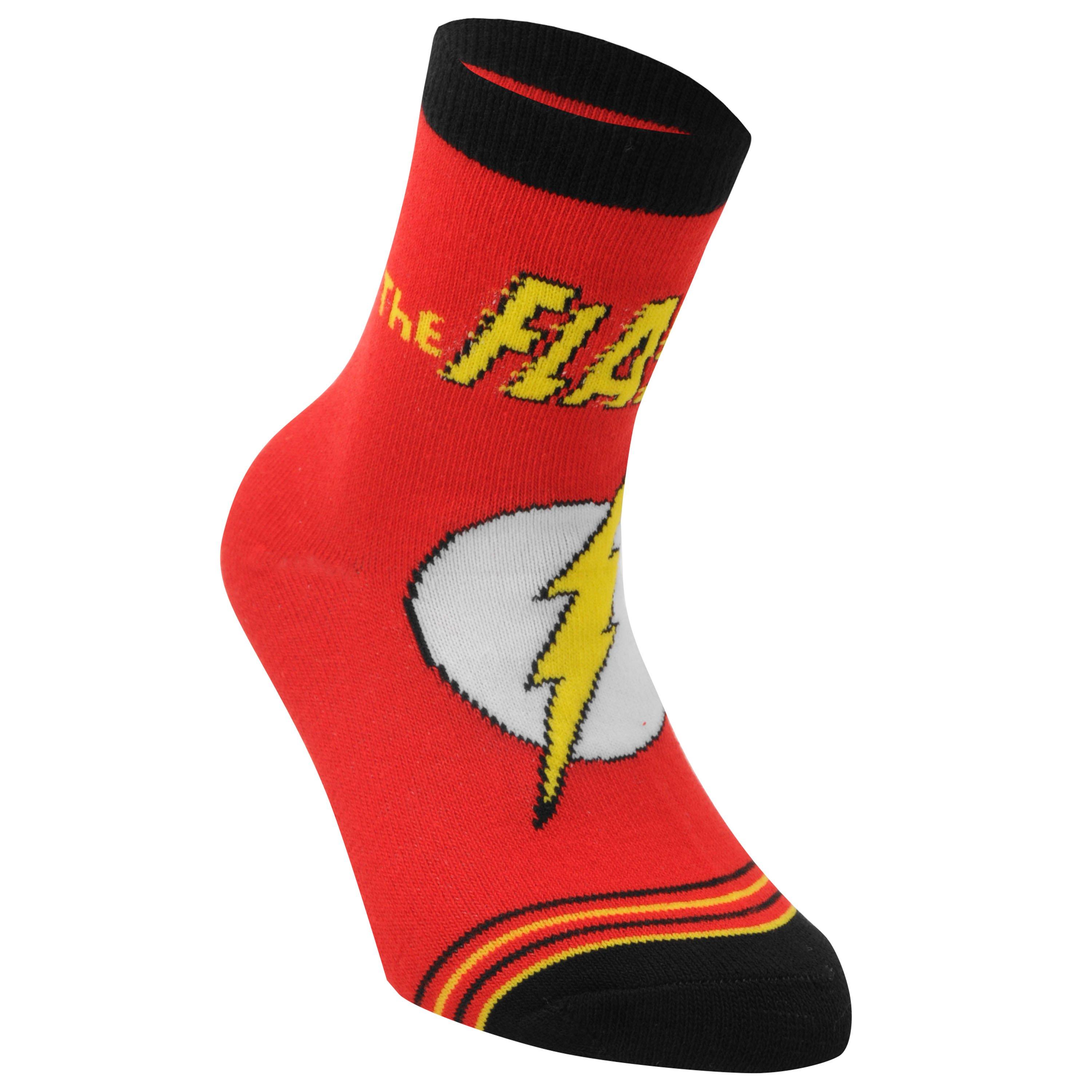 Multi - Character - DC Superman 3 Pack Crew Socks Junior - 3