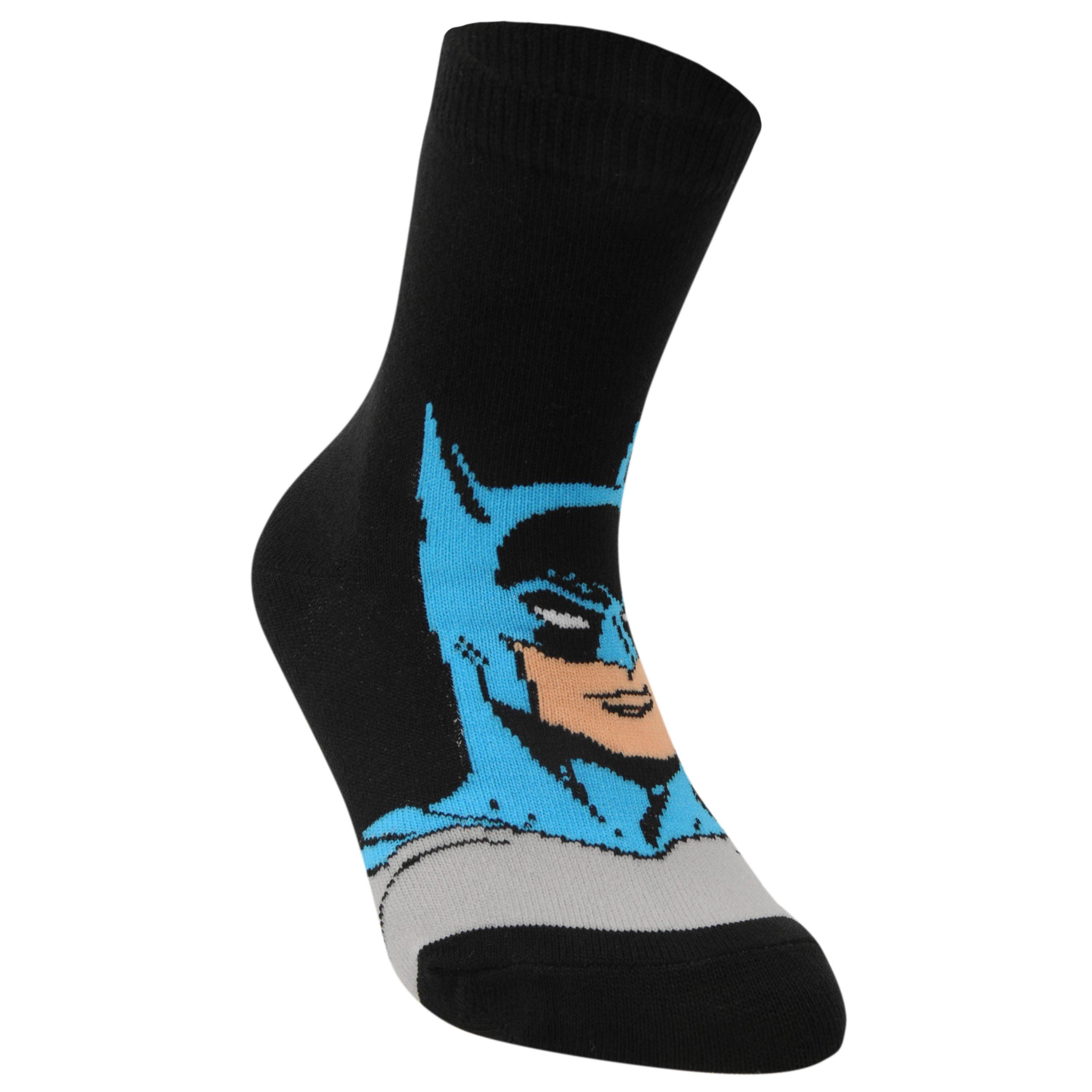 Multi - Character - DC Superman 3 Pack Crew Socks Junior - 4