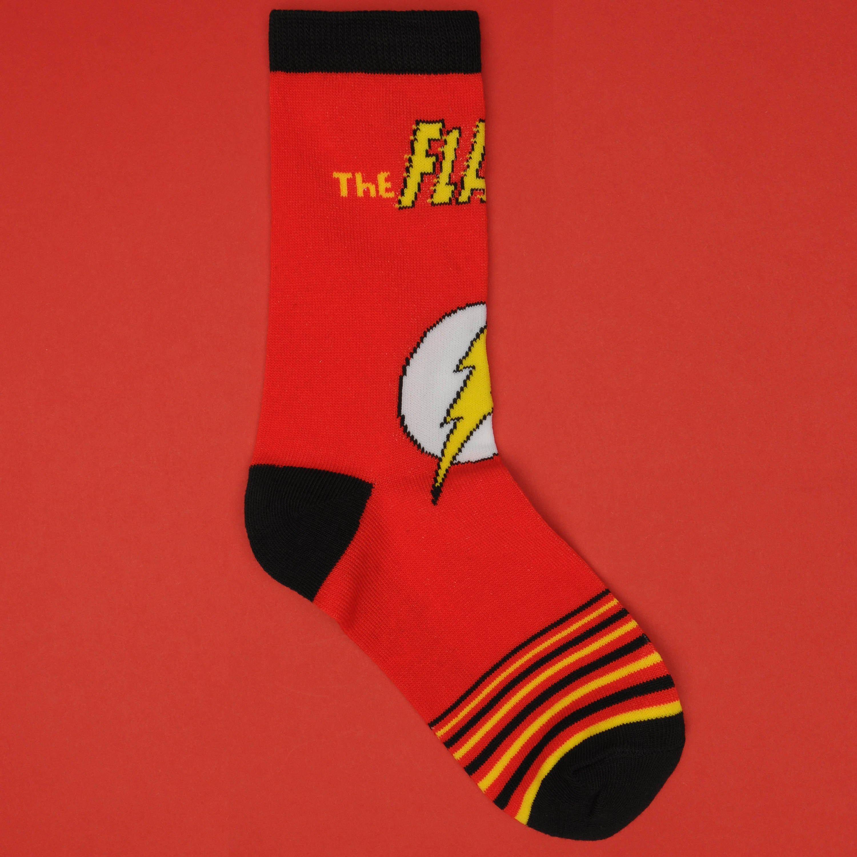 Multi - Character - DC Superman 3 Pack Crew Socks Junior - 7