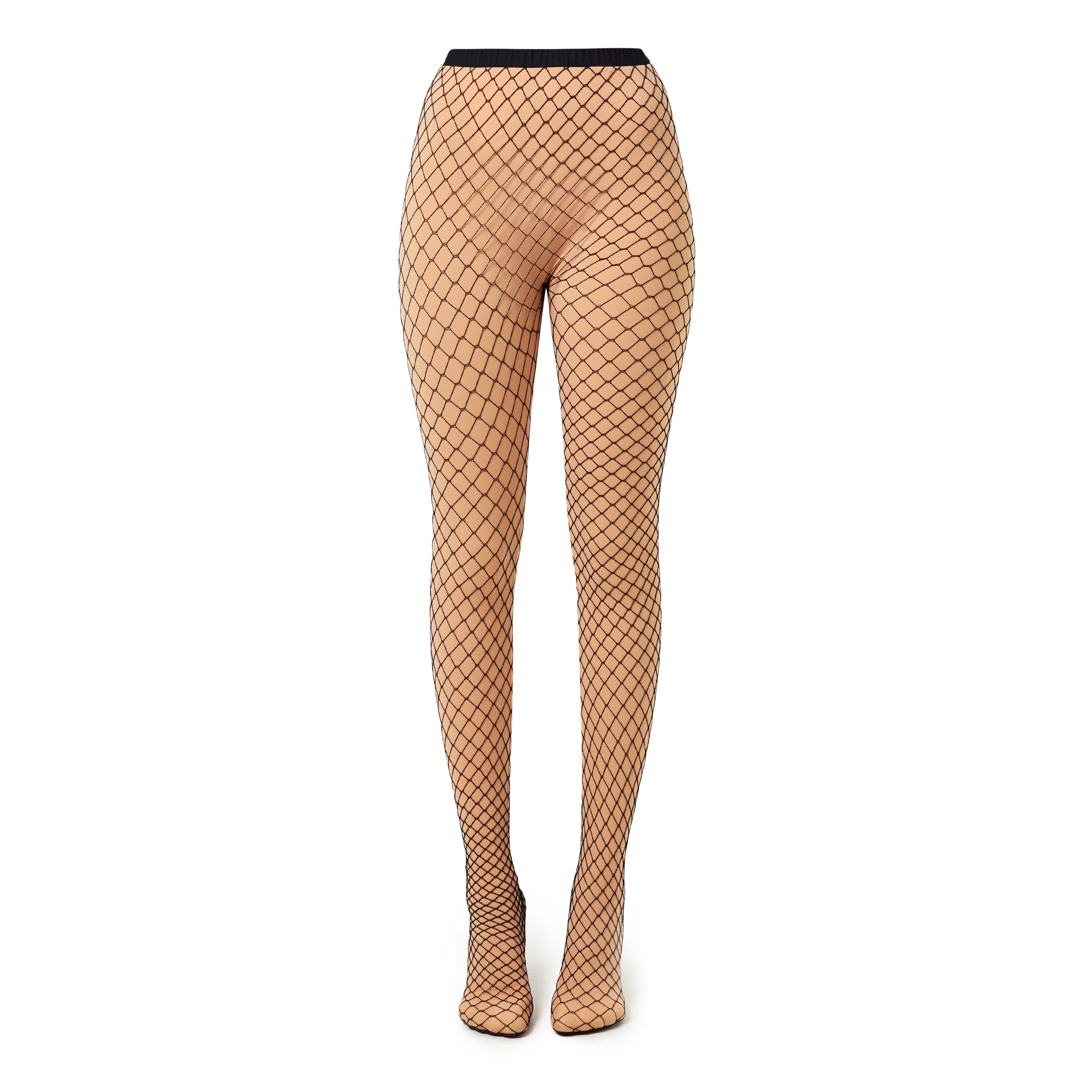 Black - Balenciaga - Printed Pantaleggings - 1