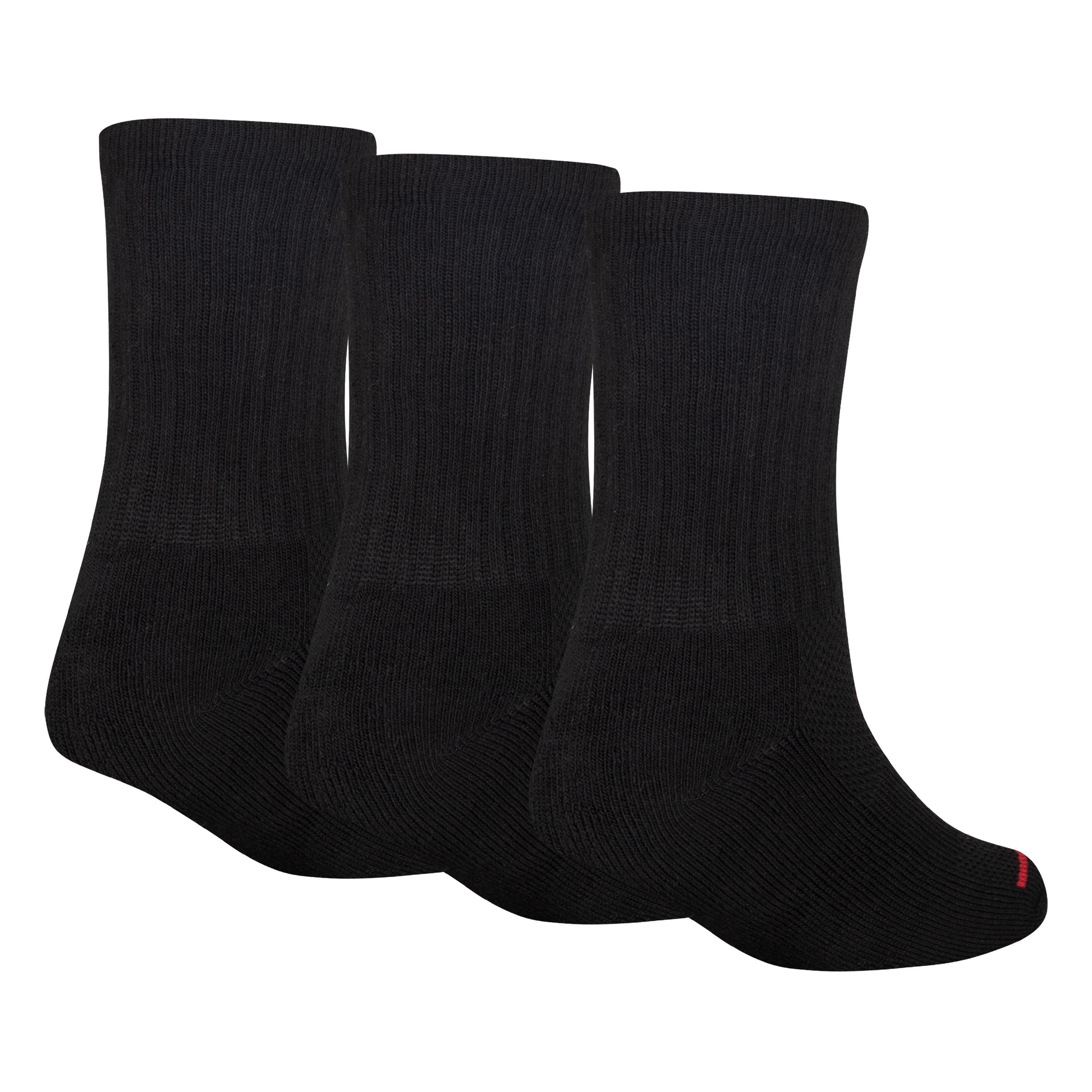 Schwarz - Air Jordan - 3 Pack Crew Socks Juniors - 2