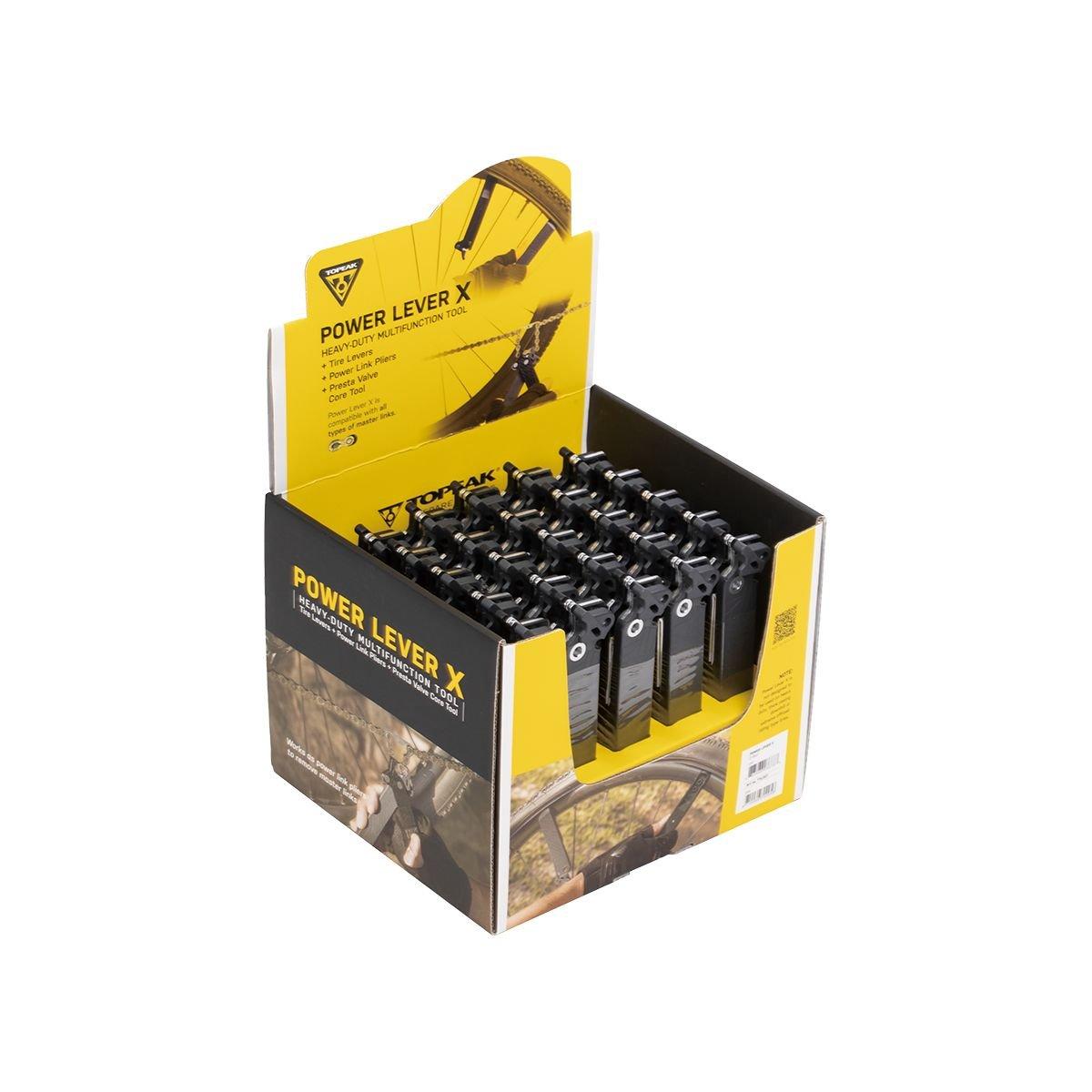 Black - Topeak - Power Lever X Display Box 25pcs - 1