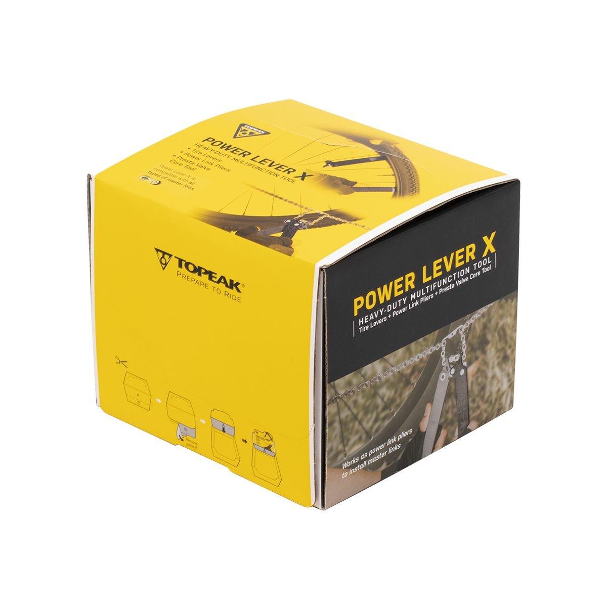 Black - Topeak - Power Lever X Display Box 25pcs - 4