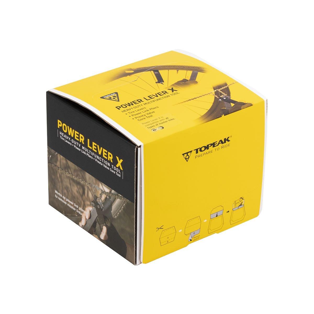 Black - Topeak - Power Lever X Display Box 25pcs - 5