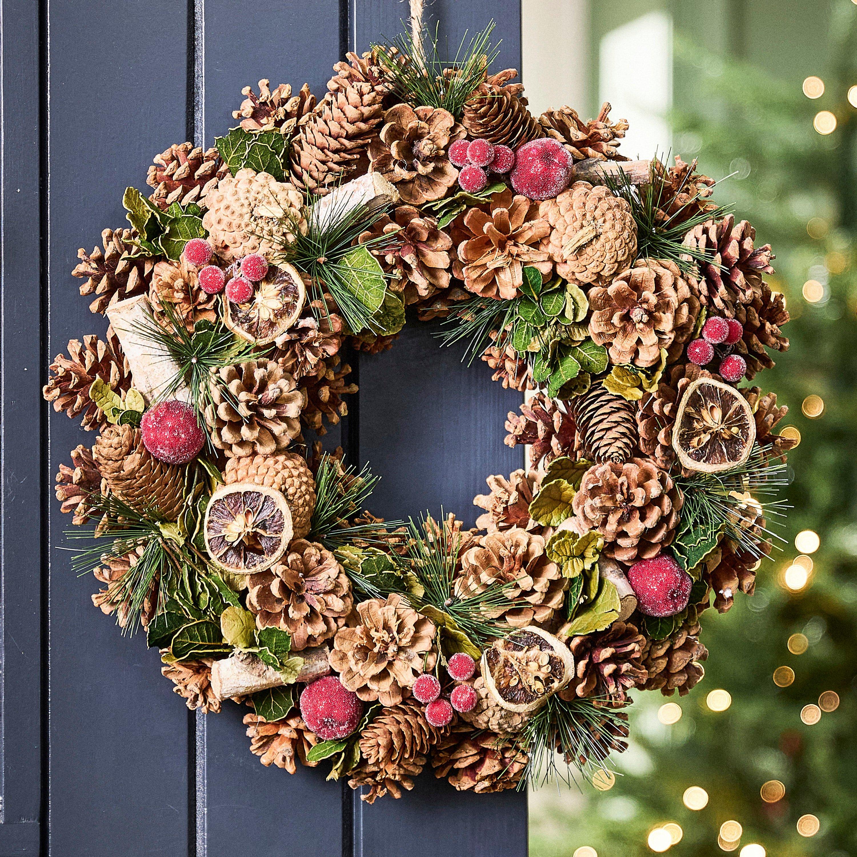 Dibor  Festive Fruits Wreath - 38Cm - 