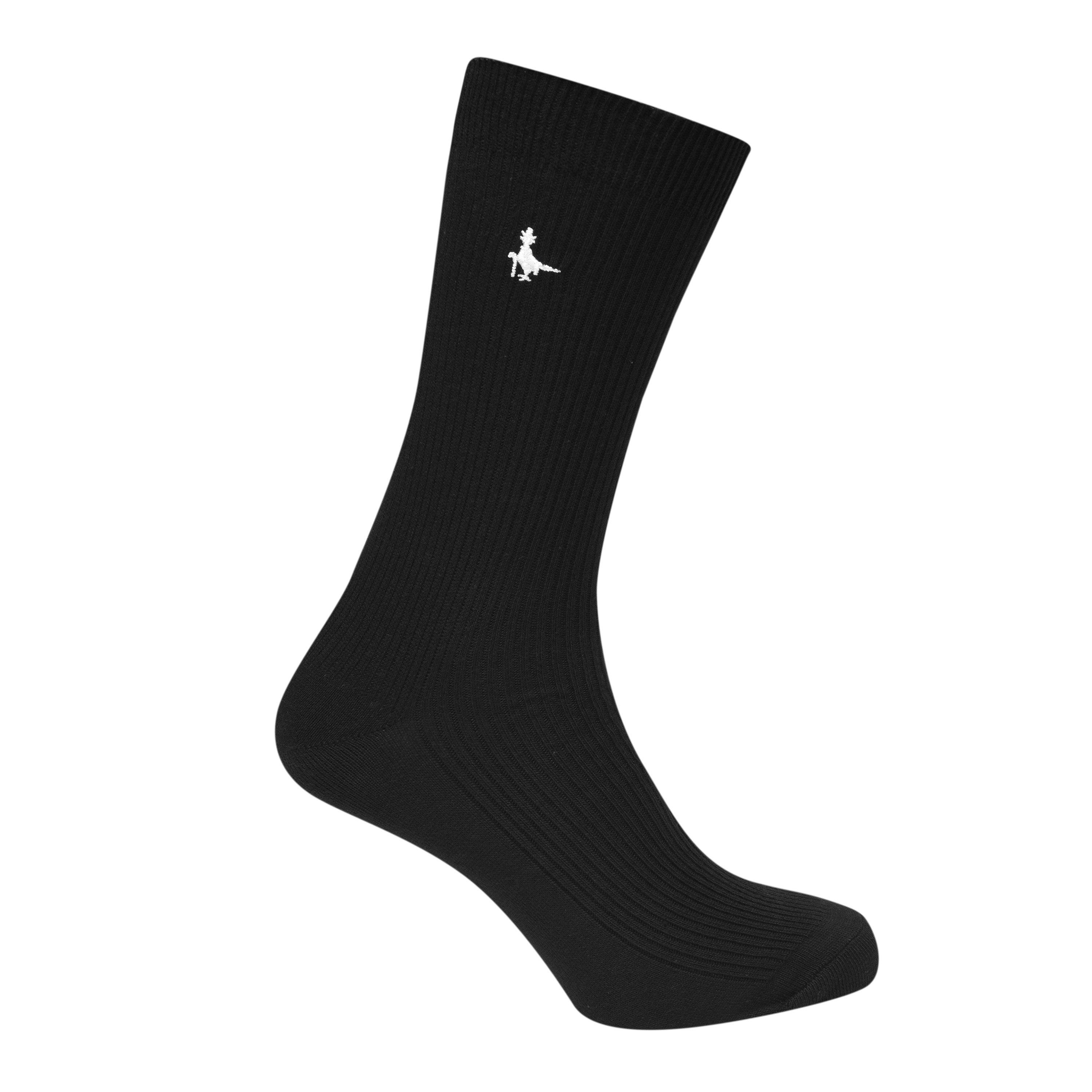 Black - Jack Wills - Meadowcroft Multipack Socks 3 Pack - 2