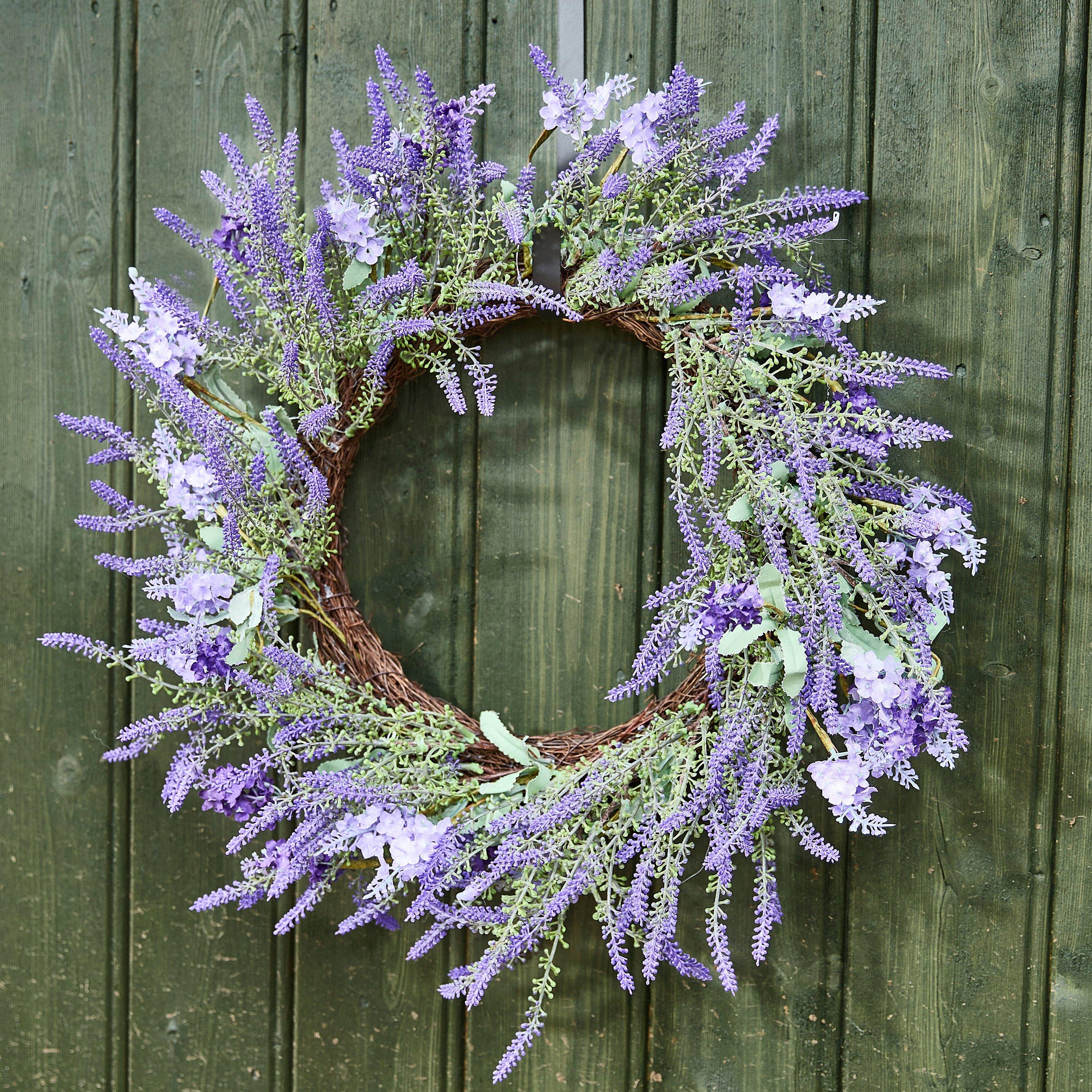 Dibor Bellegarde Lavender Wreath - 50Cm - Purple