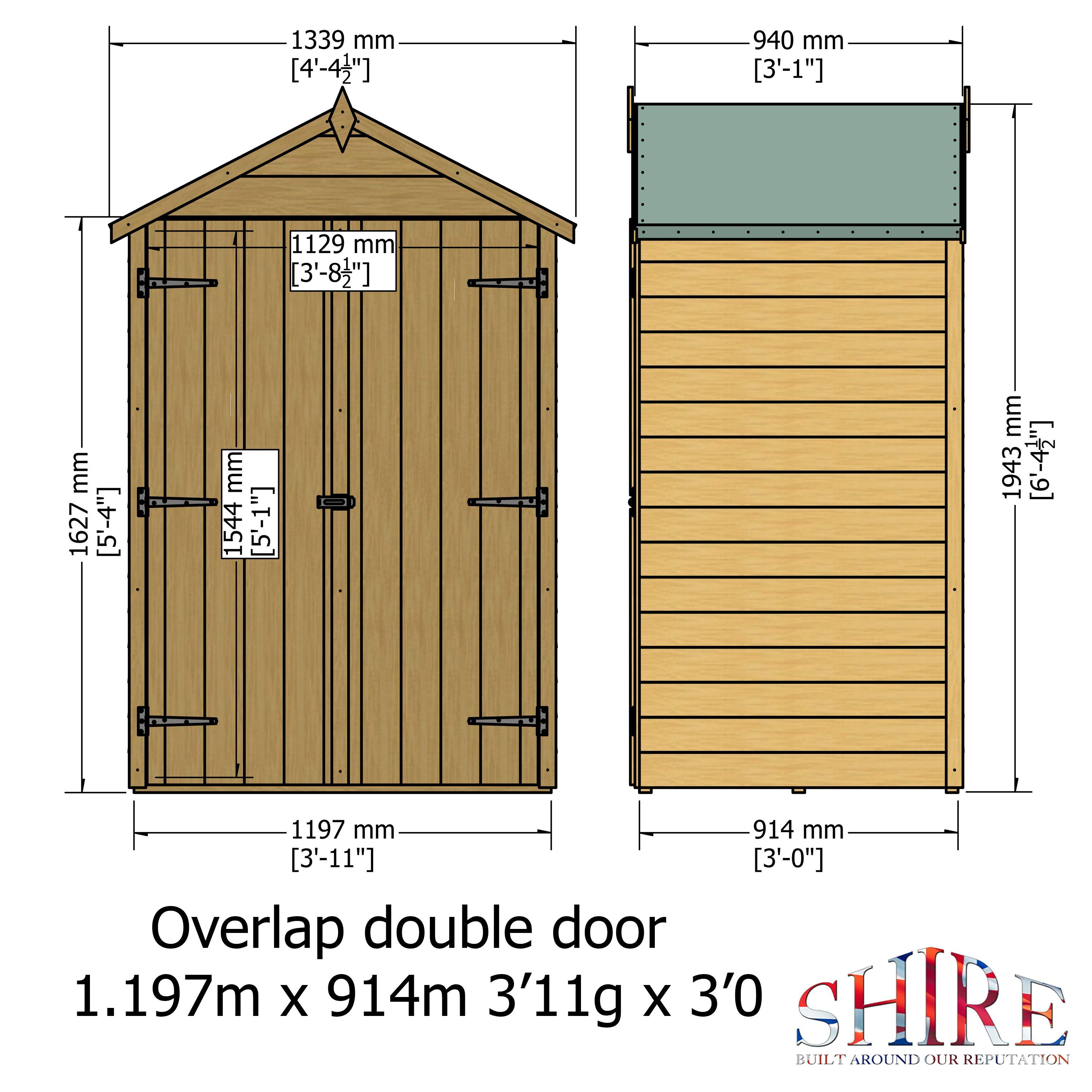 Wood - Shire - Overlap Pressure Treated - 4