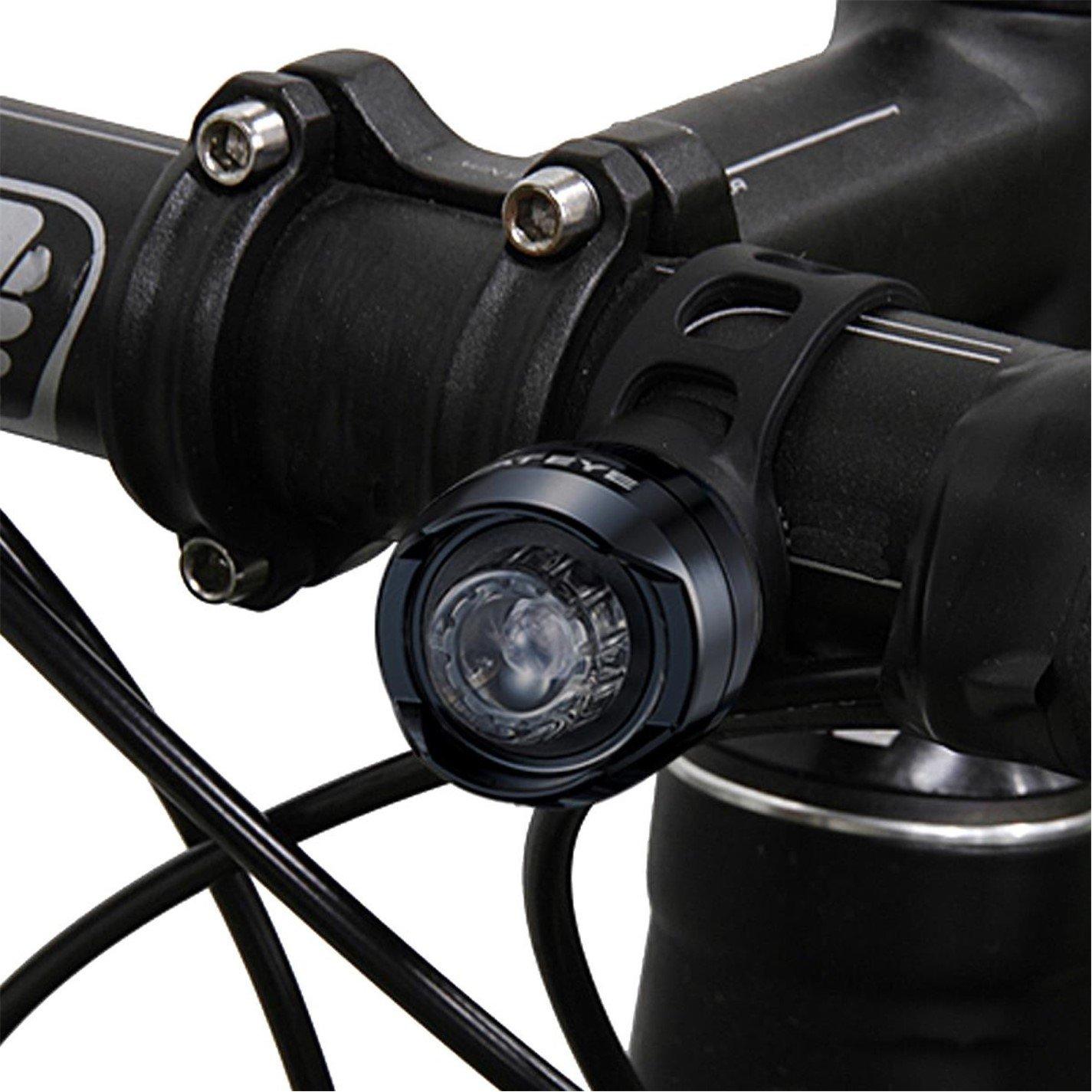 Polished Black - Cateye - ORB Rechargeable Bike Light Set - 2
