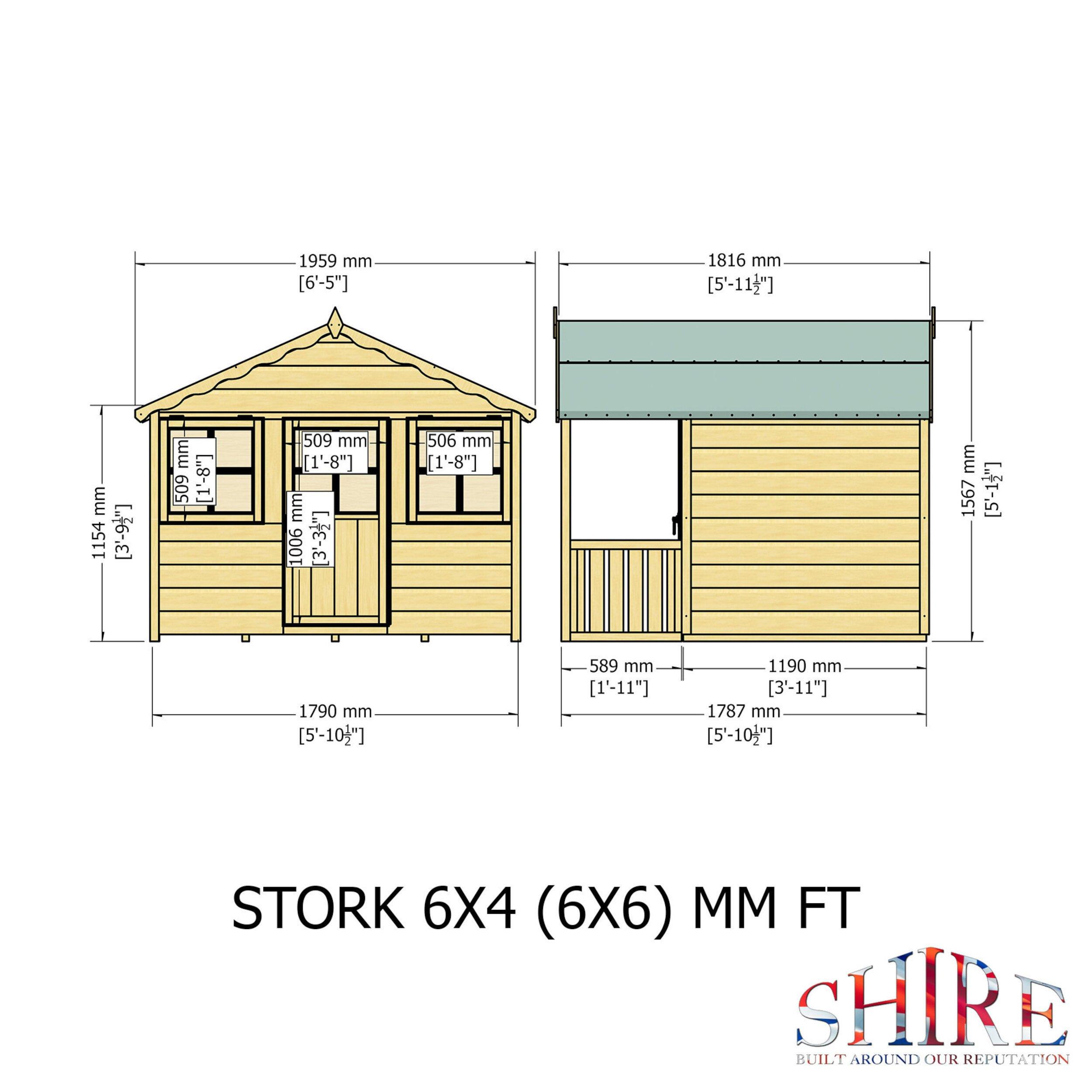 Wood - Shire - Stork Playhouse - 4