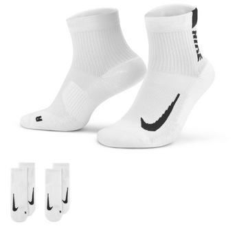 Nike Multiplier Running Mens Ankle Socks 2 Pack