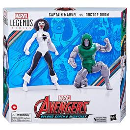 Marvel GAME Marvel Legends Series Captain Marvel vs. Dr Doom