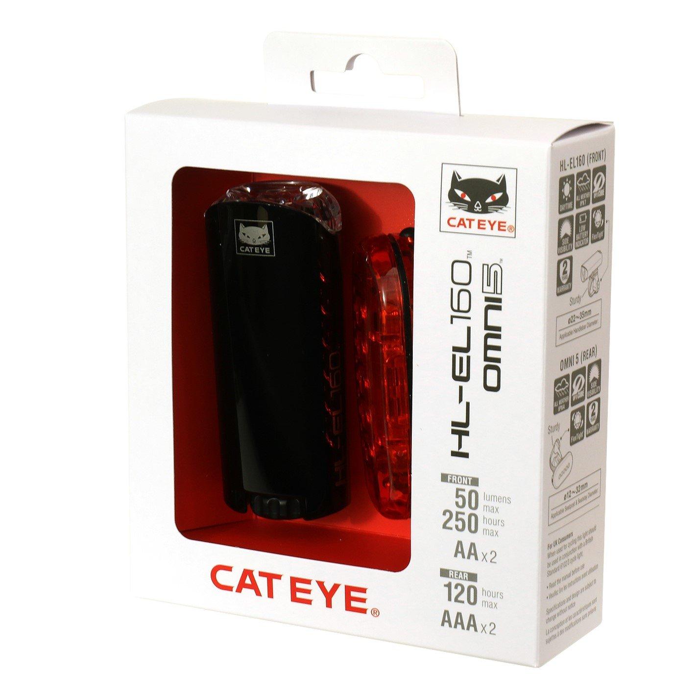 None - Cateye - EL-160 / Omni 5 Bike Light Set - 10
