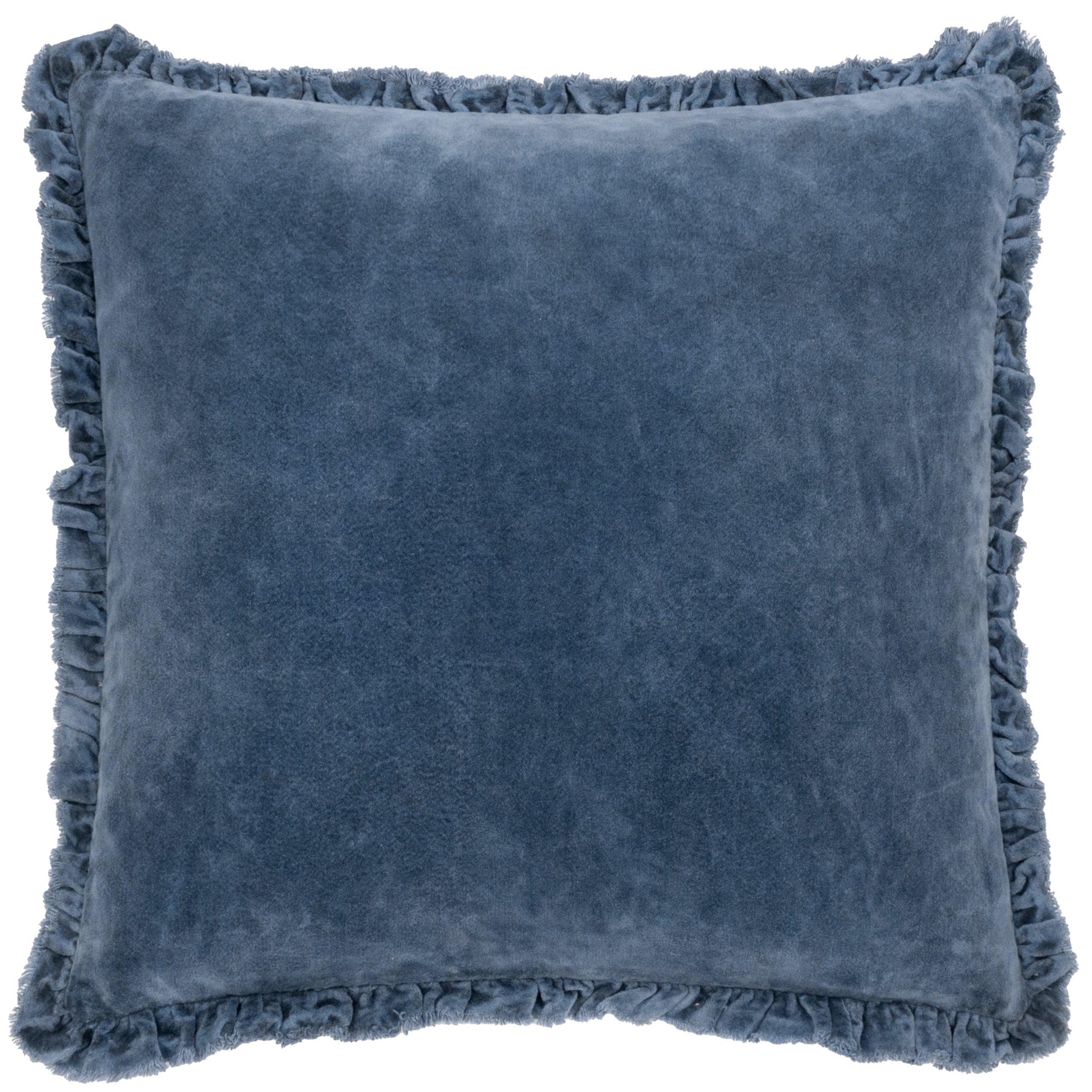 Ink - Yard - Bertie Cotton Velvet Feather Filled Cushion - 1