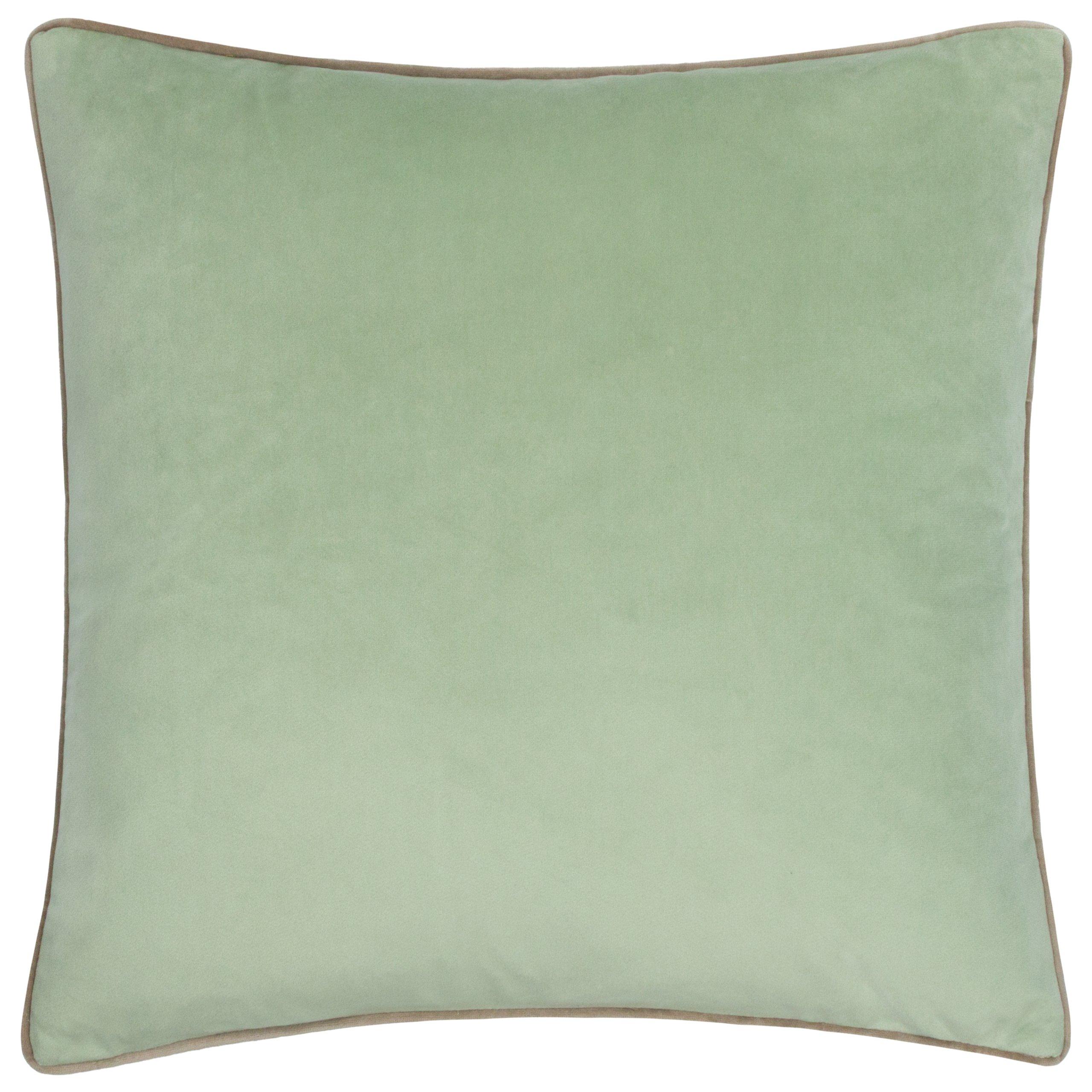 Eucalyptus/Natu - Furn - Meridian Velvet Fibre Filled Cushion - 1
