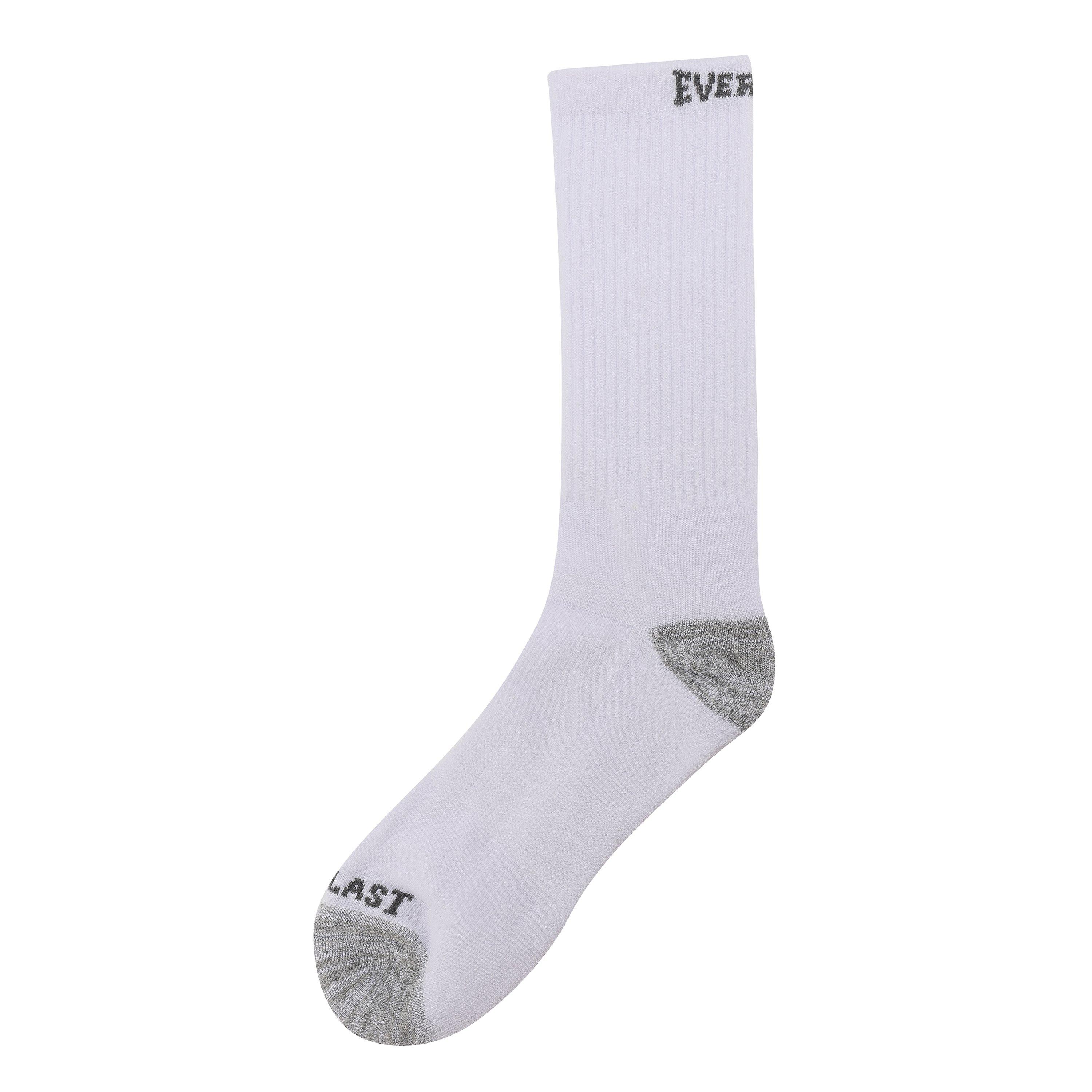 White Hung - Everlast - 6pk Crew Sock Mens - 4