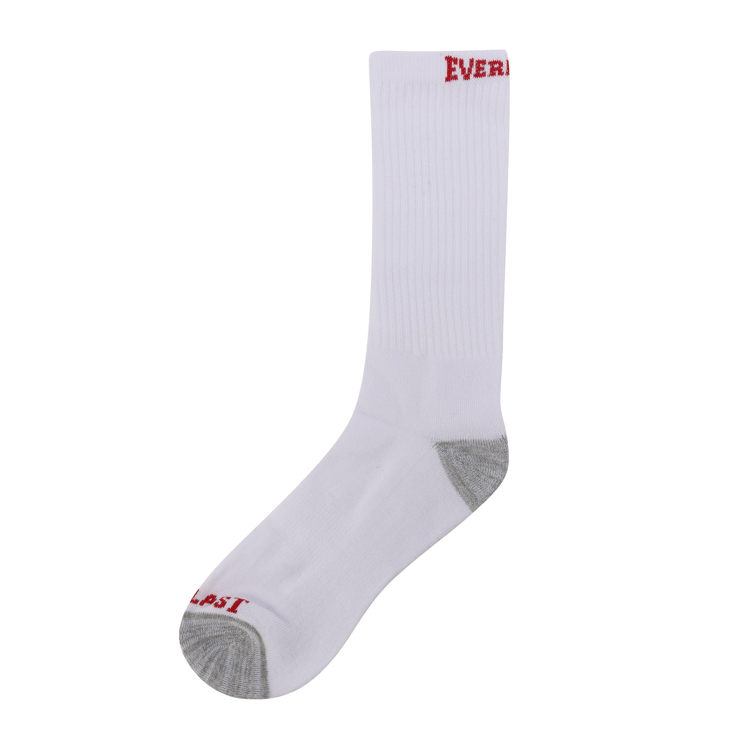White Hung - Everlast - 6pk Crew Sock Mens - 5