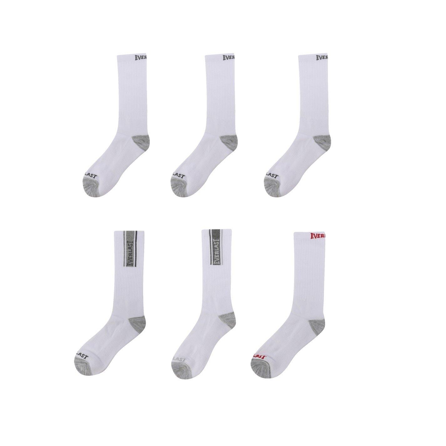 Witte tas - Everlast - 6pk Crew Sock Mens - 3