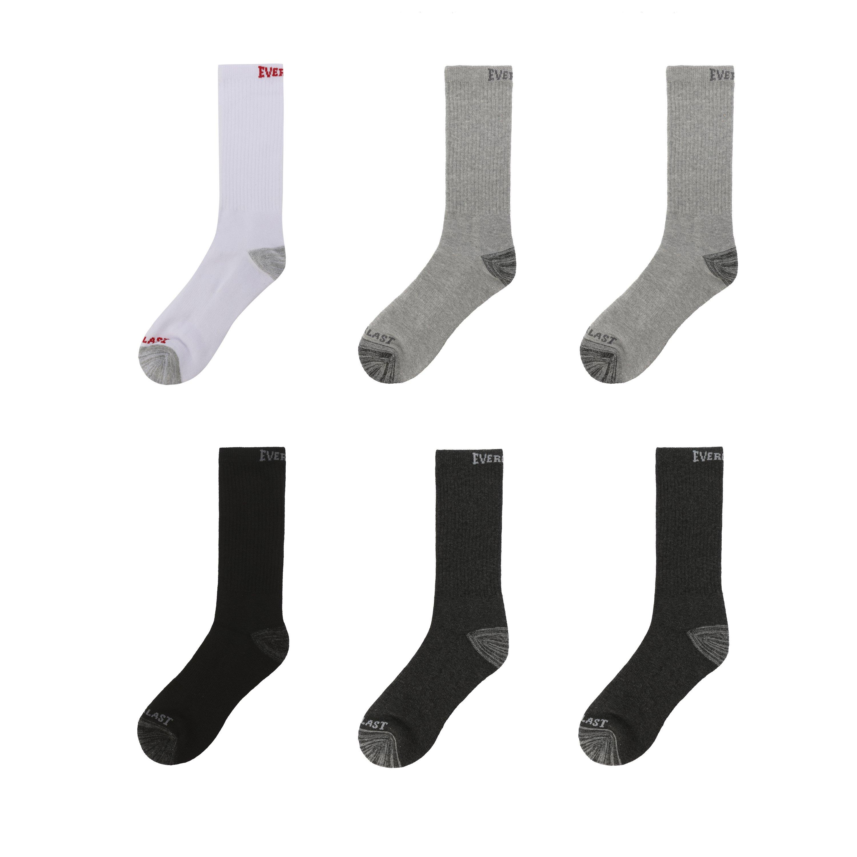 Multi Bag - Everlast - 6pk Crew Sock Mens - 1