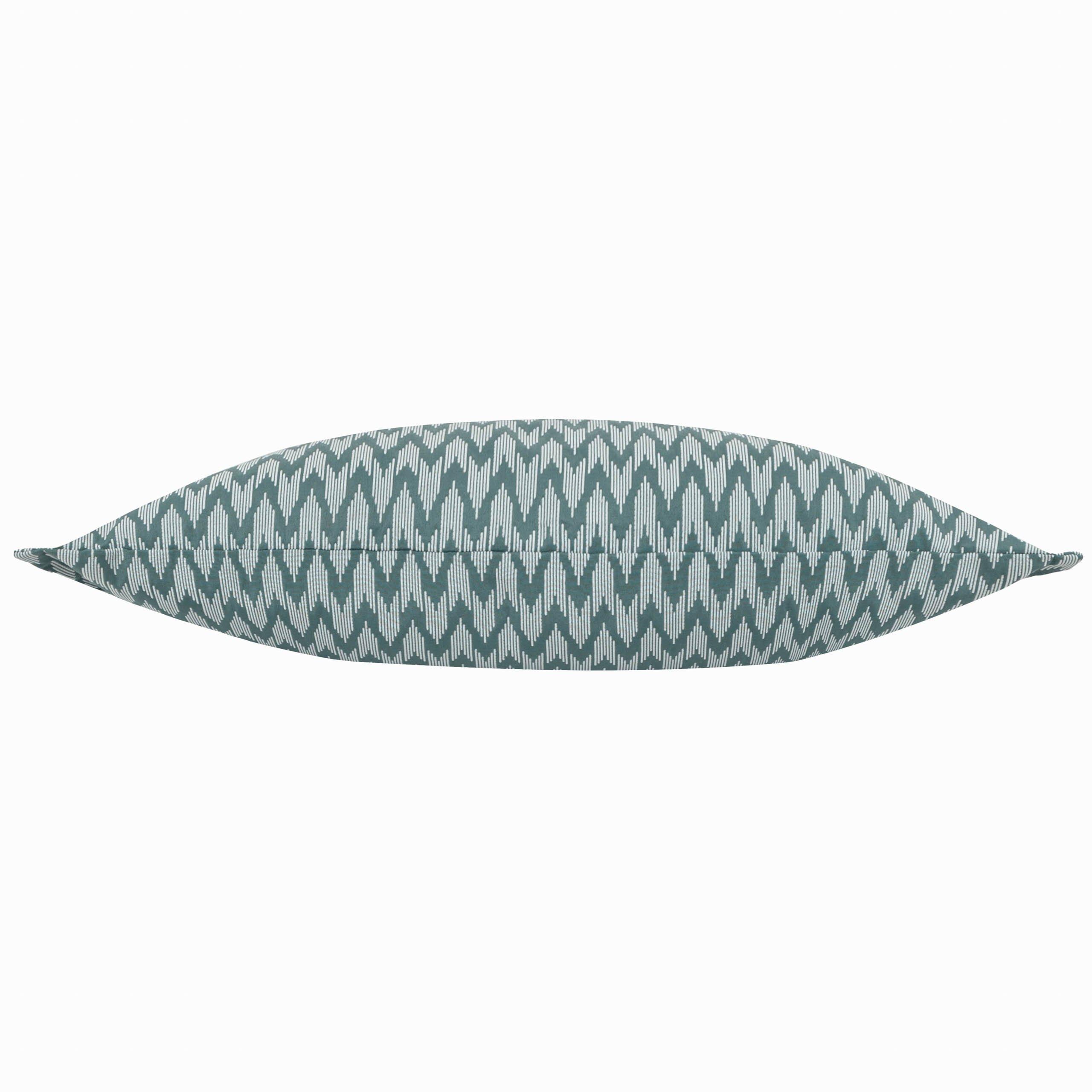 Blue - Sanderson - Hutton Woven Jacquard Feather Filled Cushion - 4